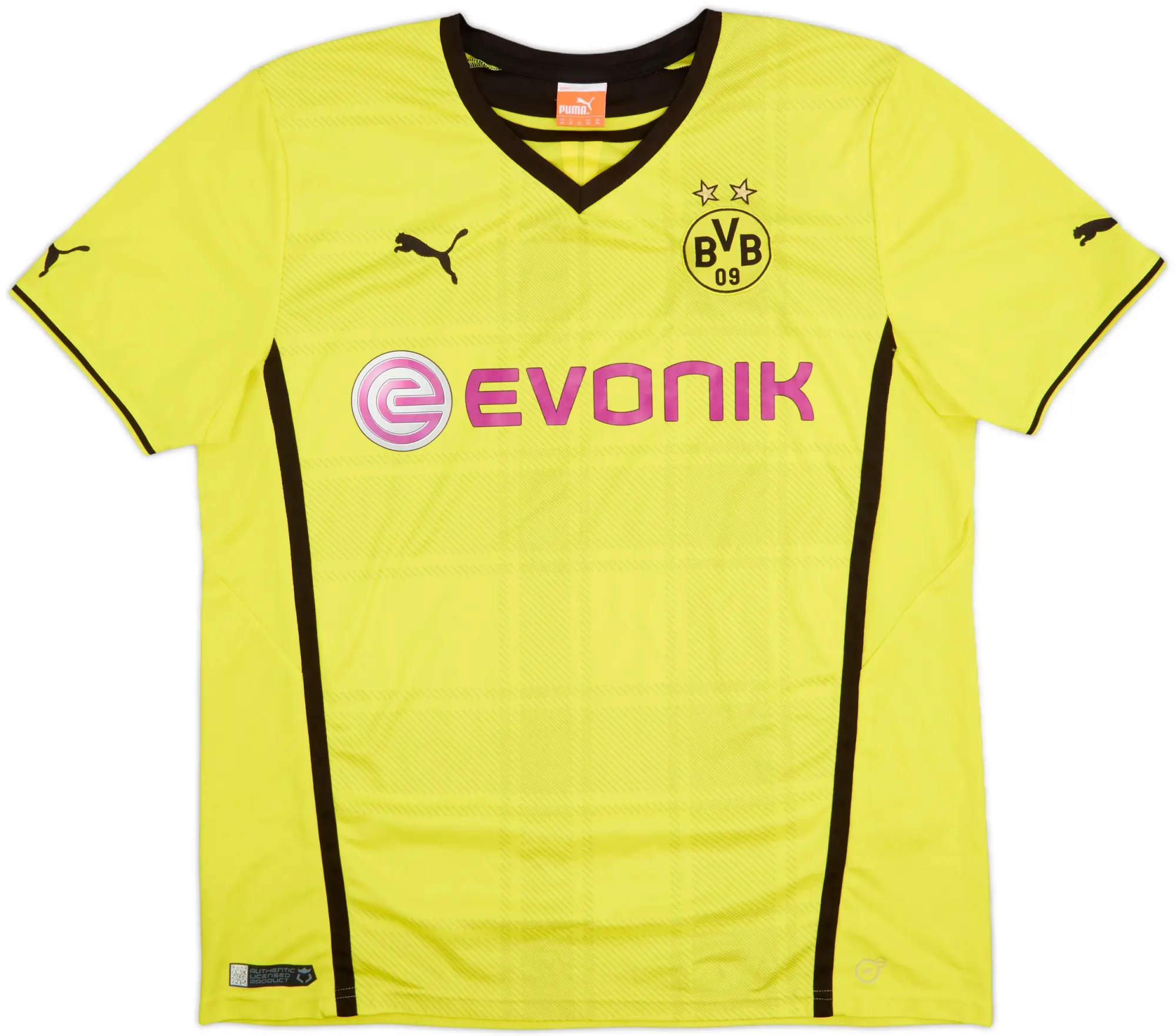2013-14 Borussia Dortmund Home Shirt #13 - 7/10 - (XL)