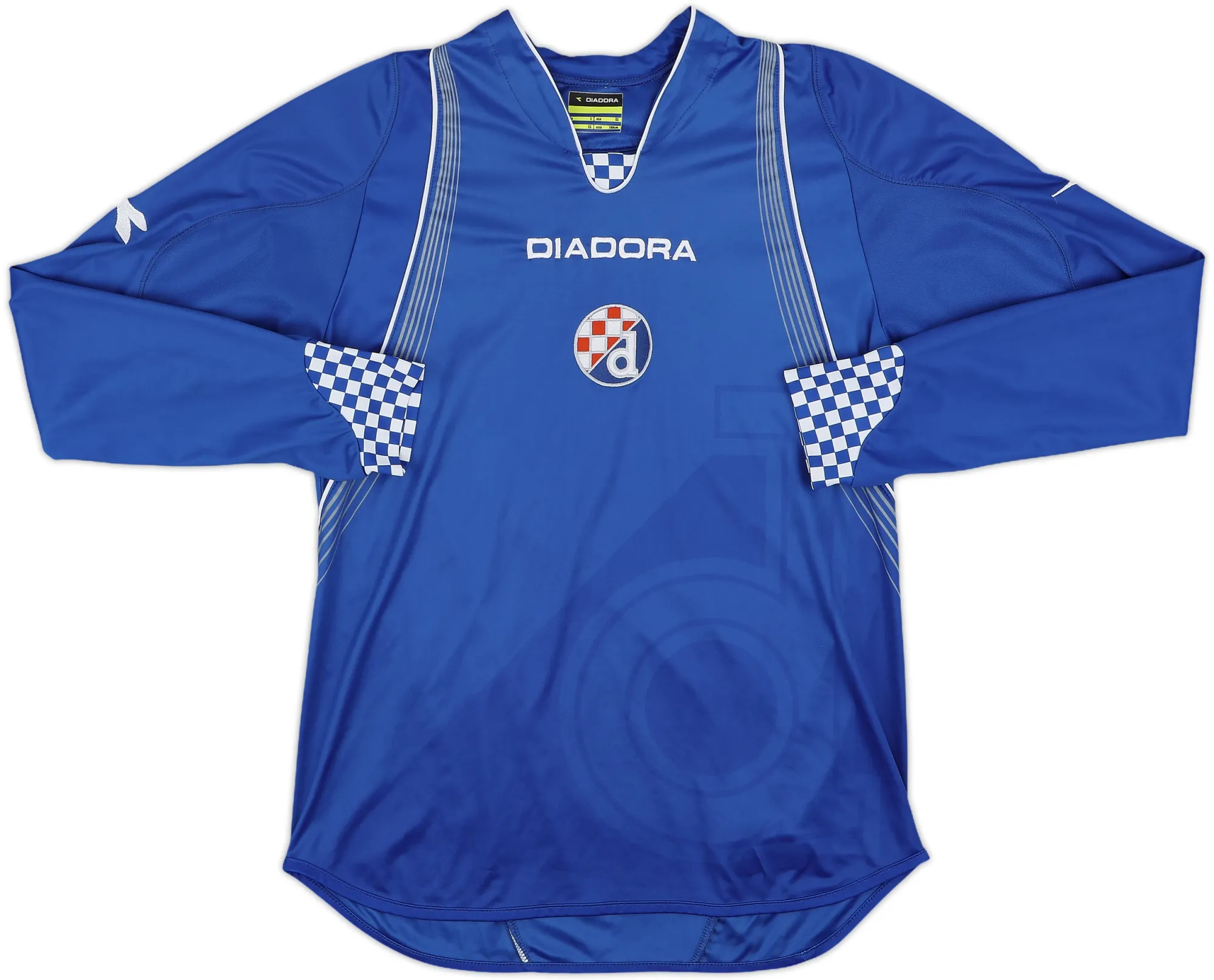 Diadora Dinamo Zagreb Mens LS Home European Shirt 2007/08