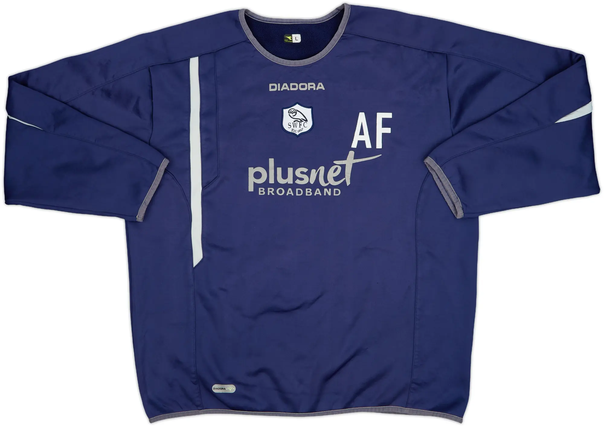 2006-07 Sheffield Wednesday Diadora Staff Issue Drill Top AF - 8/10 - (L)
