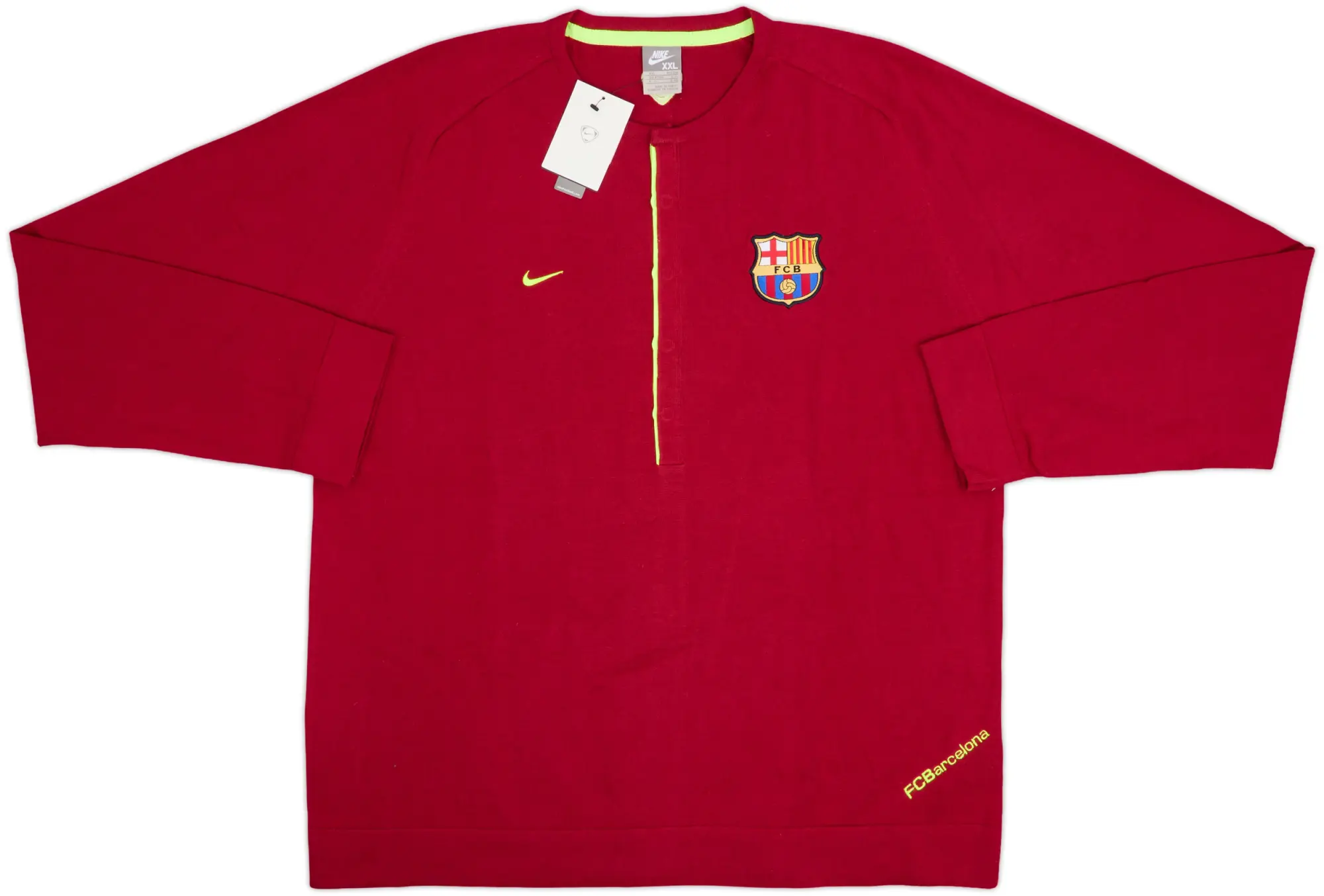 2007-08 Barcelona Nike Sweat Top (XXL)