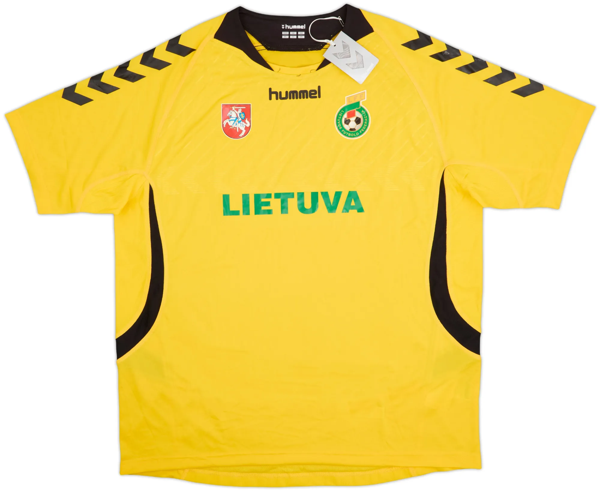 Hummel Lithuania Mens SS Home Shirt 2013