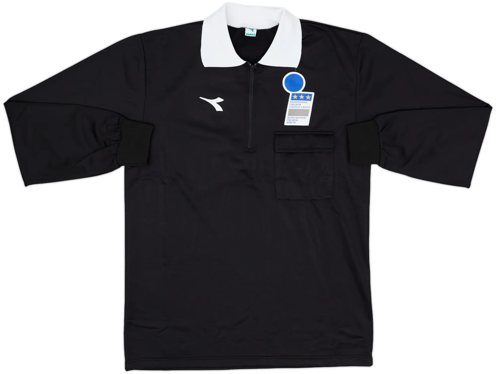 1990s Italy FIGC Diadora Referee L/S Shirt - 10/10 - (M)