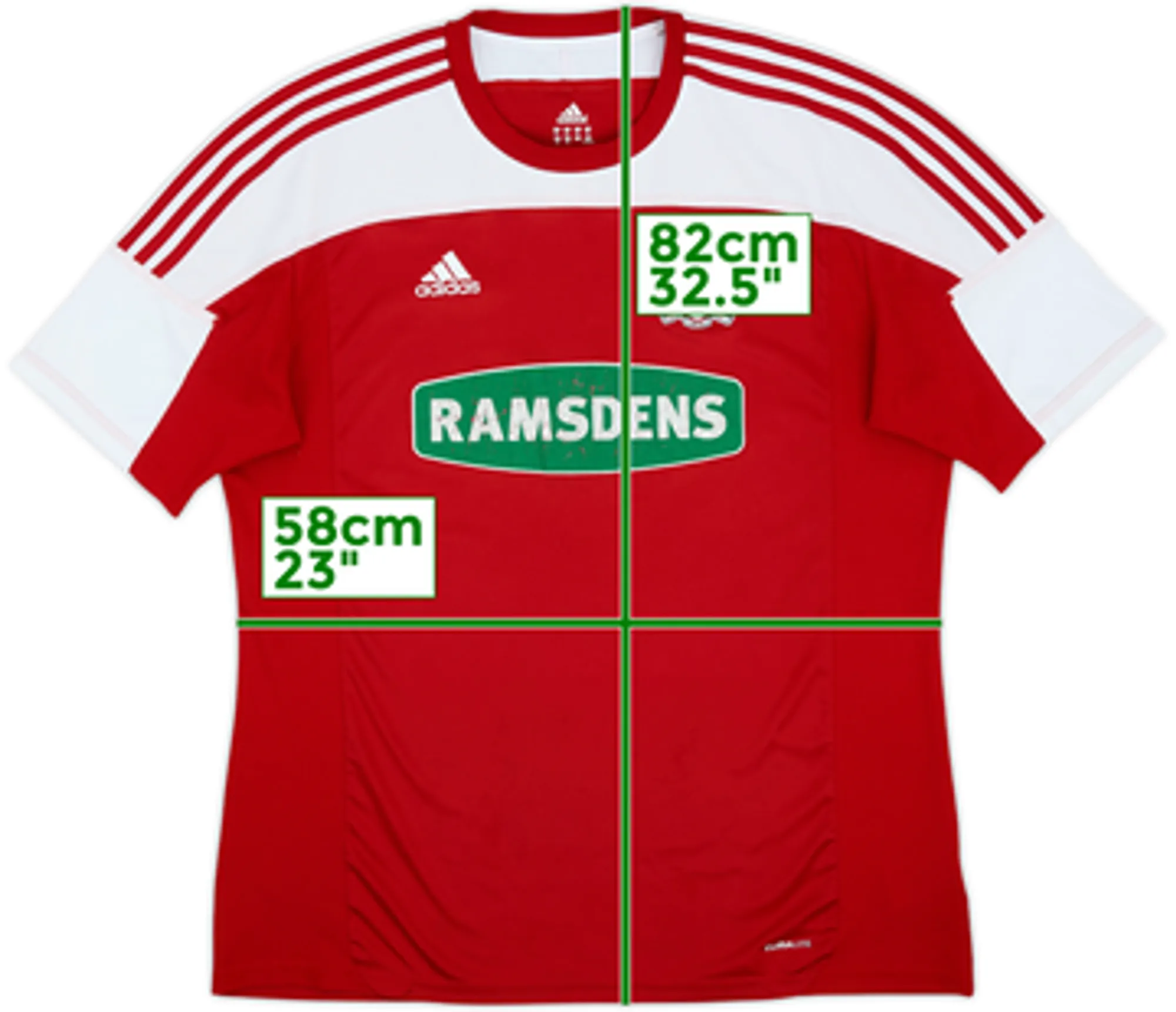 adidas Middlesbrough Mens SS Home Shirt 2011/12