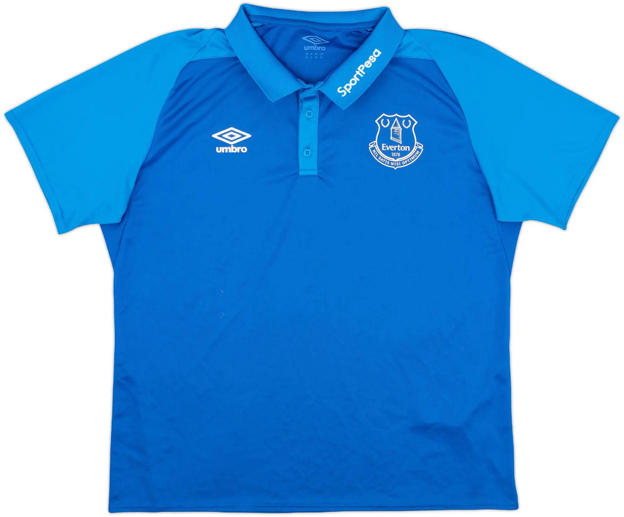 2017-18 Everton Umbro Polo Shirt - 7/10 - (XL)