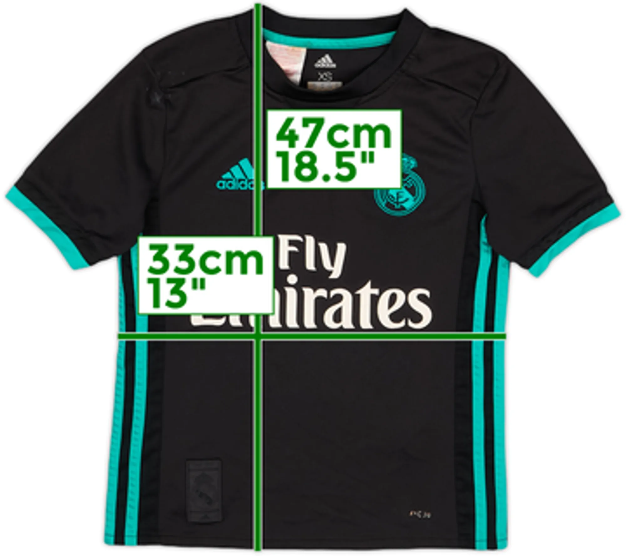 adidas Real Madrid Boys SS Away Shirt 2017/18