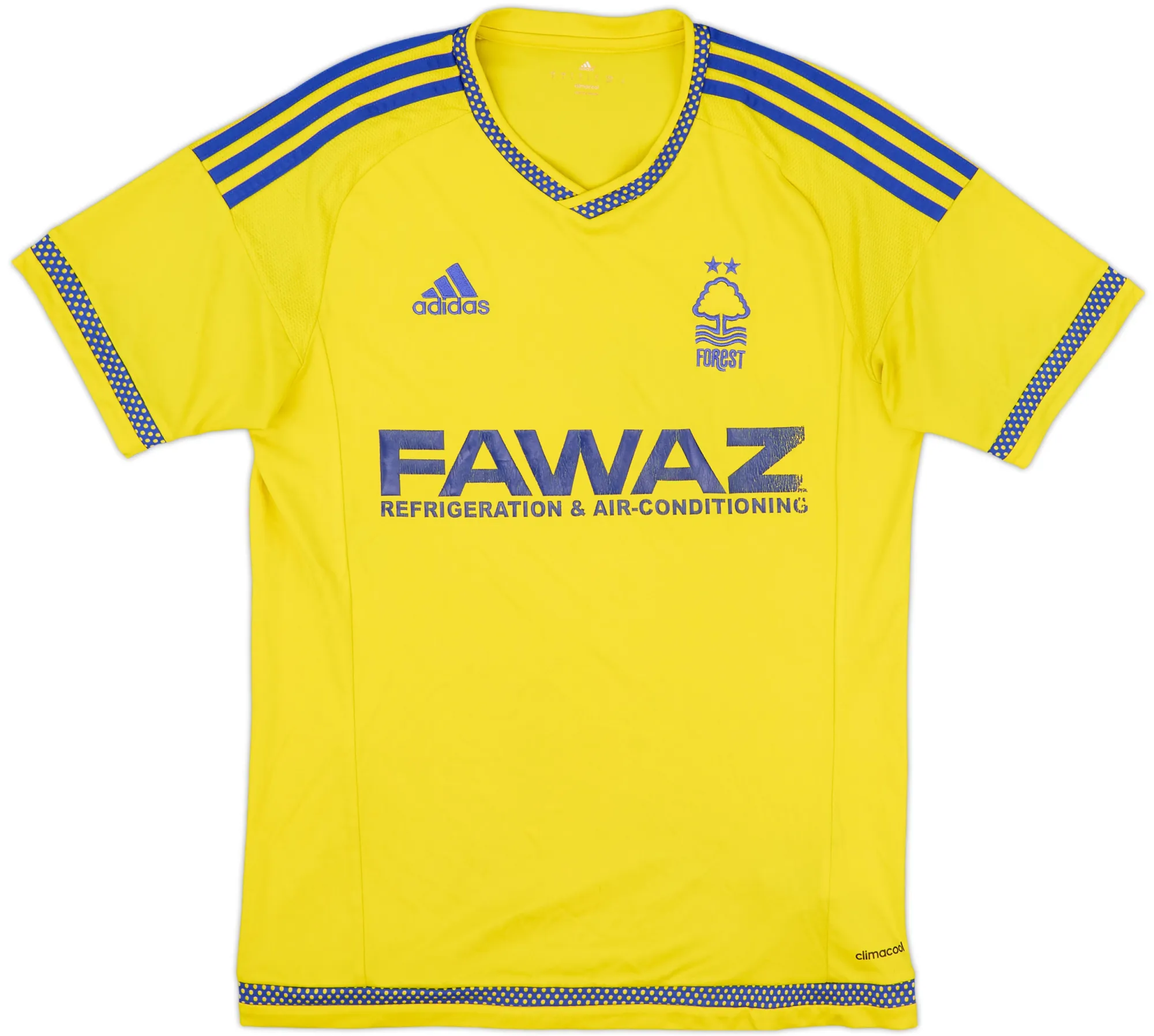 adidas Nottingham Forest Mens SS Away Shirt 2015/16