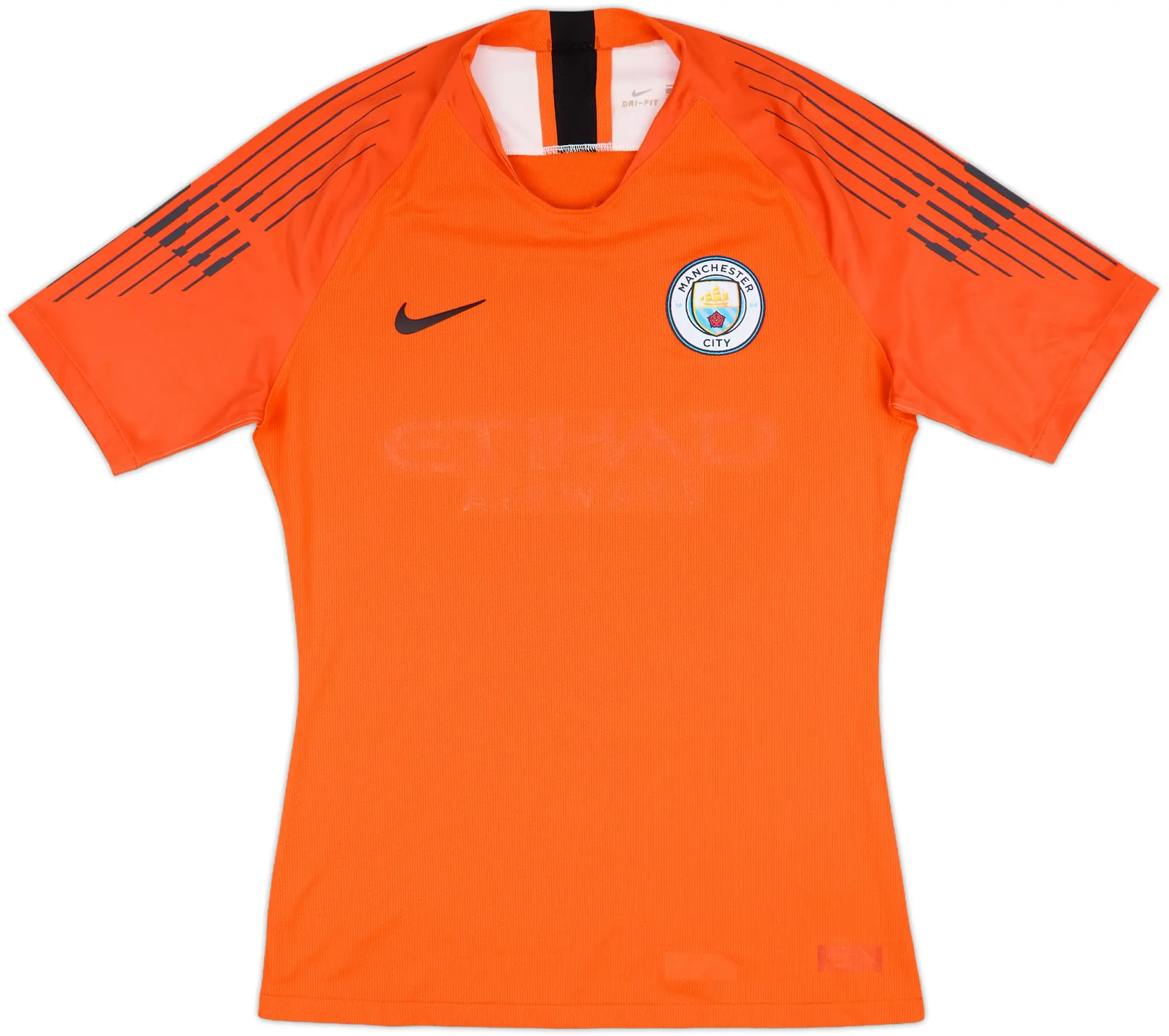 2018-19 Manchester City Authentic GK S/S Shirt - 4/10 - (M)