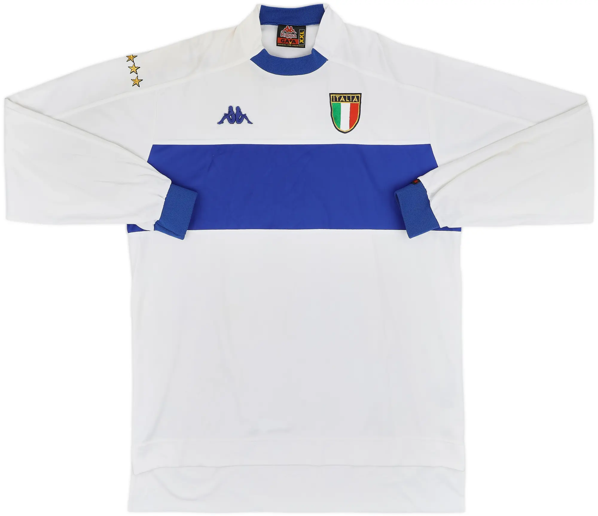 1998-00 Italy Away L/S Shirt - 9/10 - (XXL)