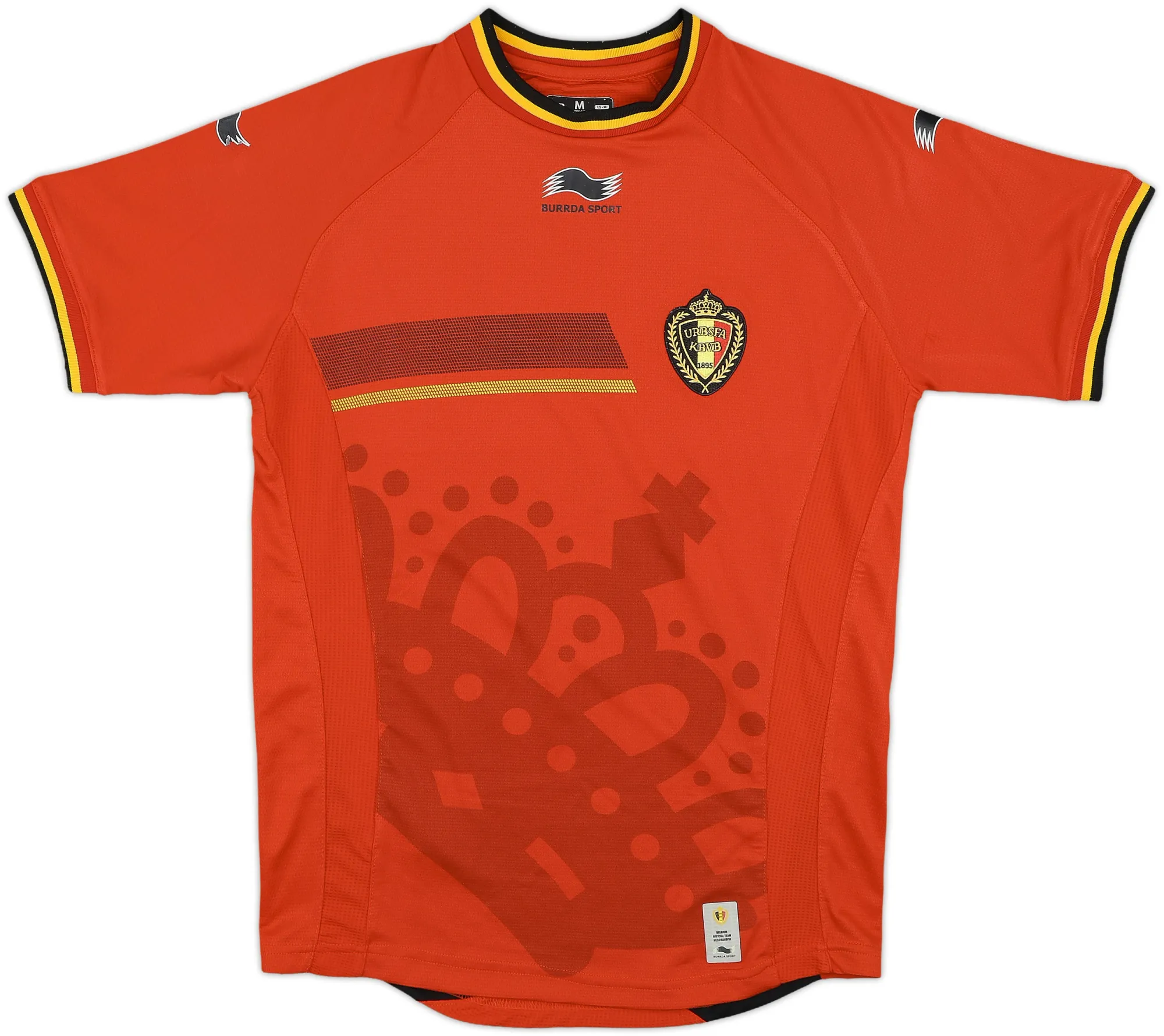 Burrda Belgium Mens SS Home Shirt 2014