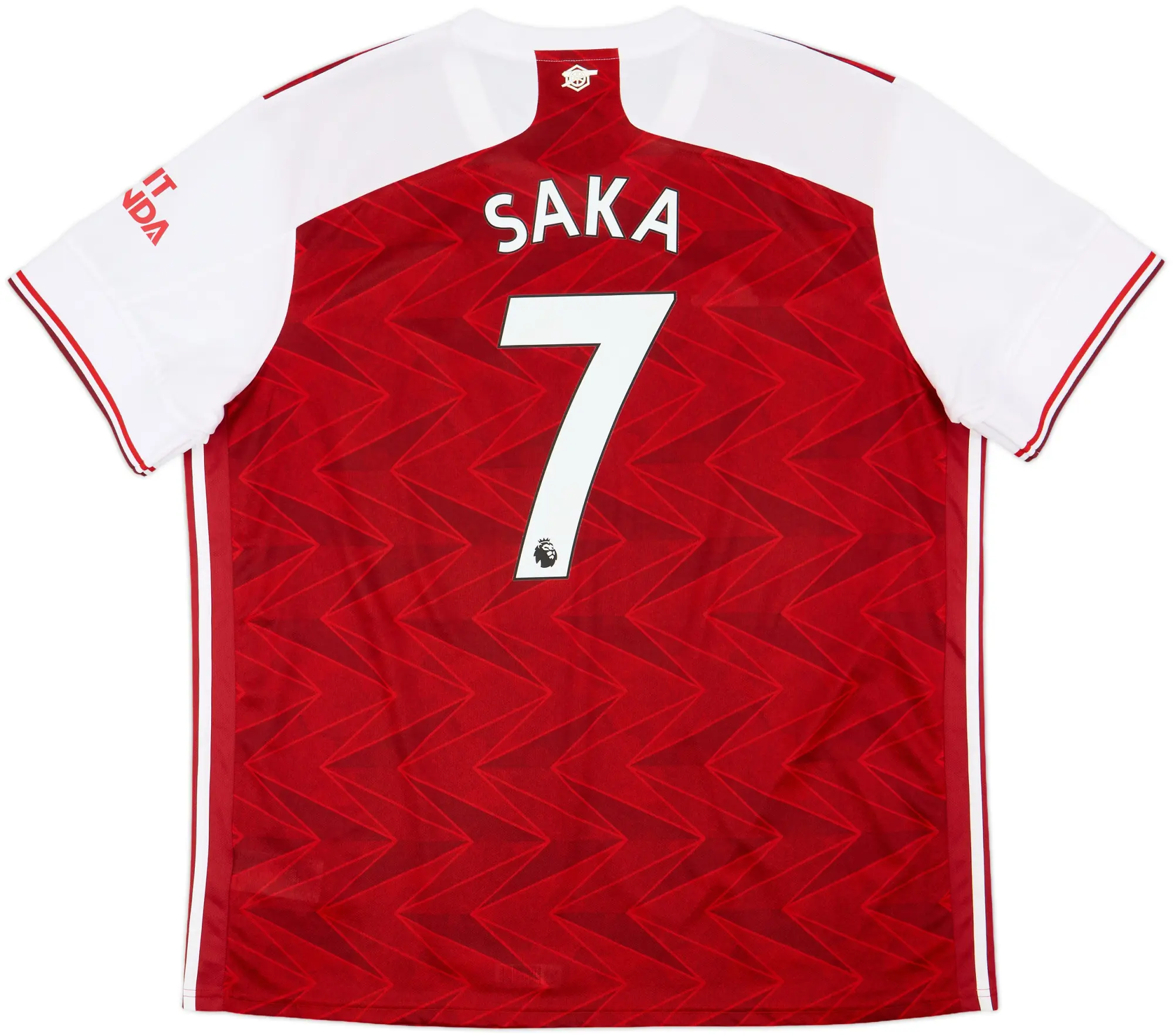 2020-21 Arsenal Home Shirt Saka #7 - 10/10 - (XXL)