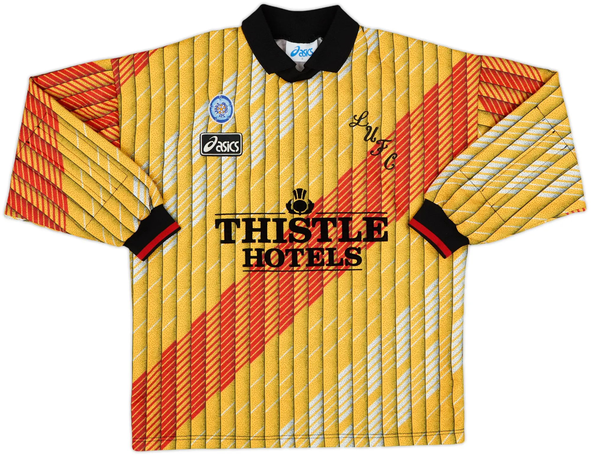 Asics Leeds United Mens LS Goalkeeper Home Shirt 1995/96