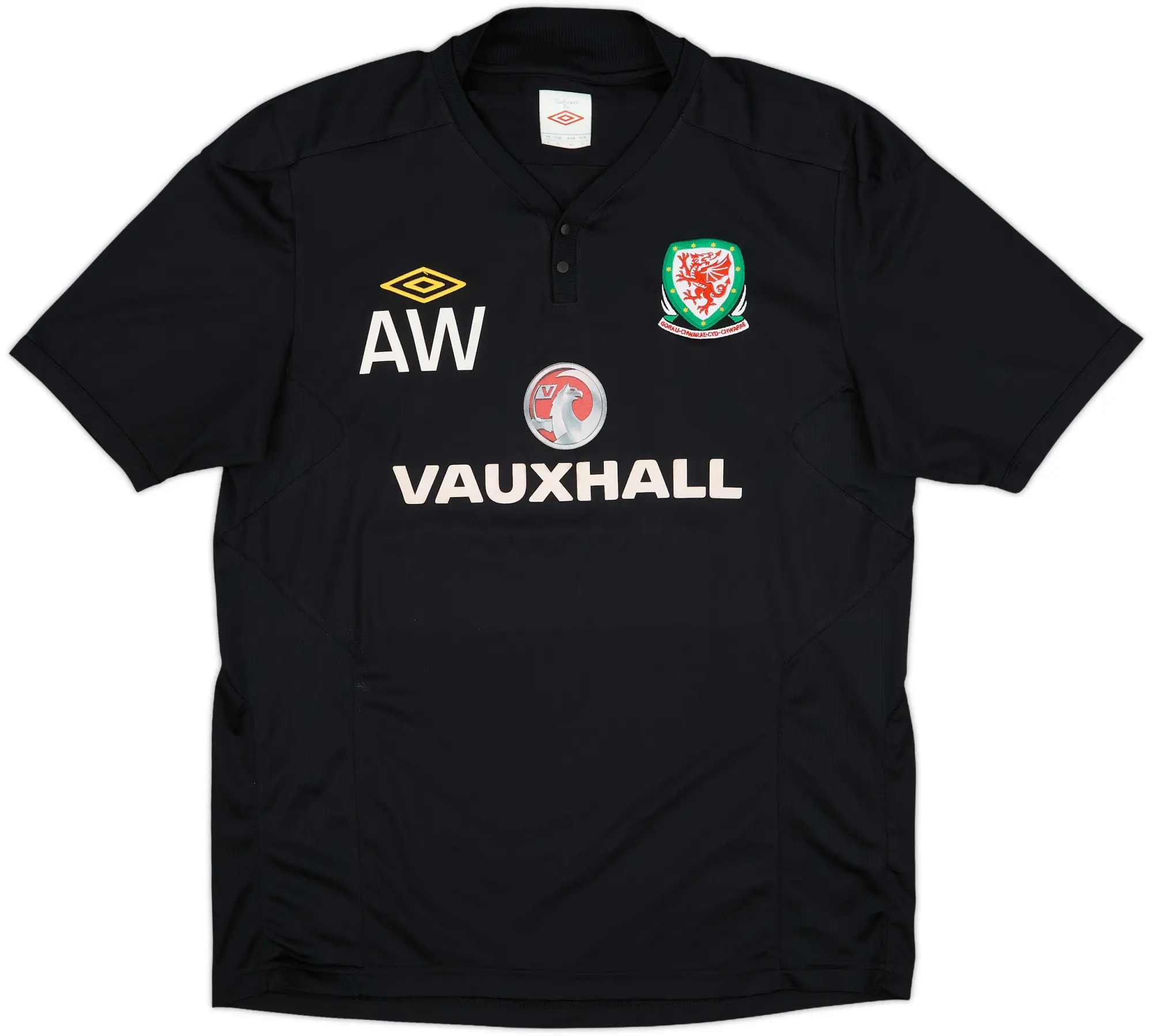2010-12 Wales Staff Issue Polo Shirt 'AW' - 8/10 - (L)