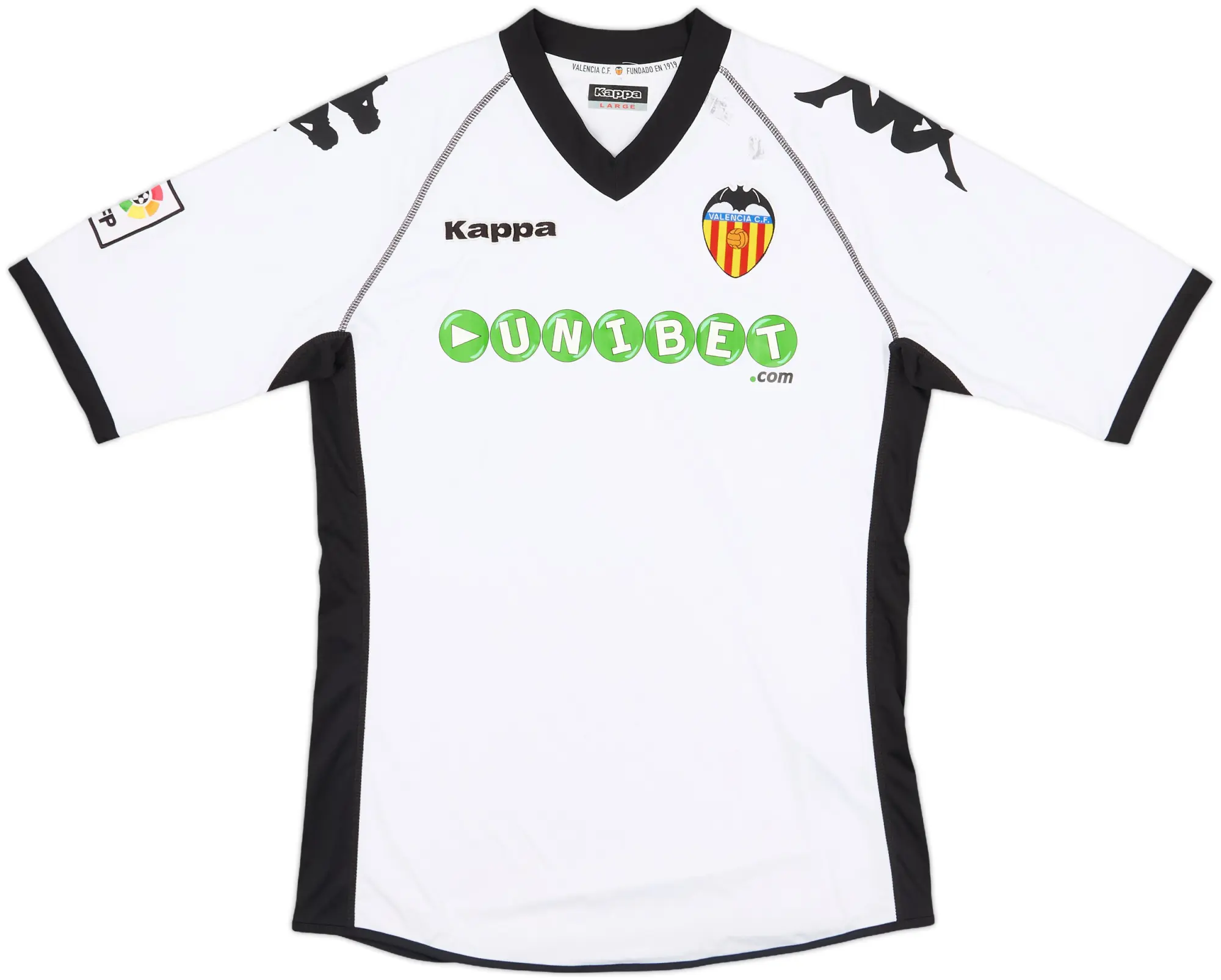 2010-11 Valencia Home Shirt - 6/10 - (L)