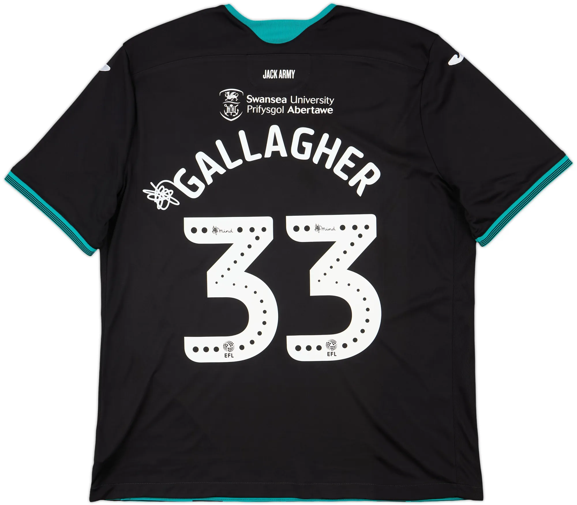 Joma Swansea City Mens SS Away Shirt 2019/20