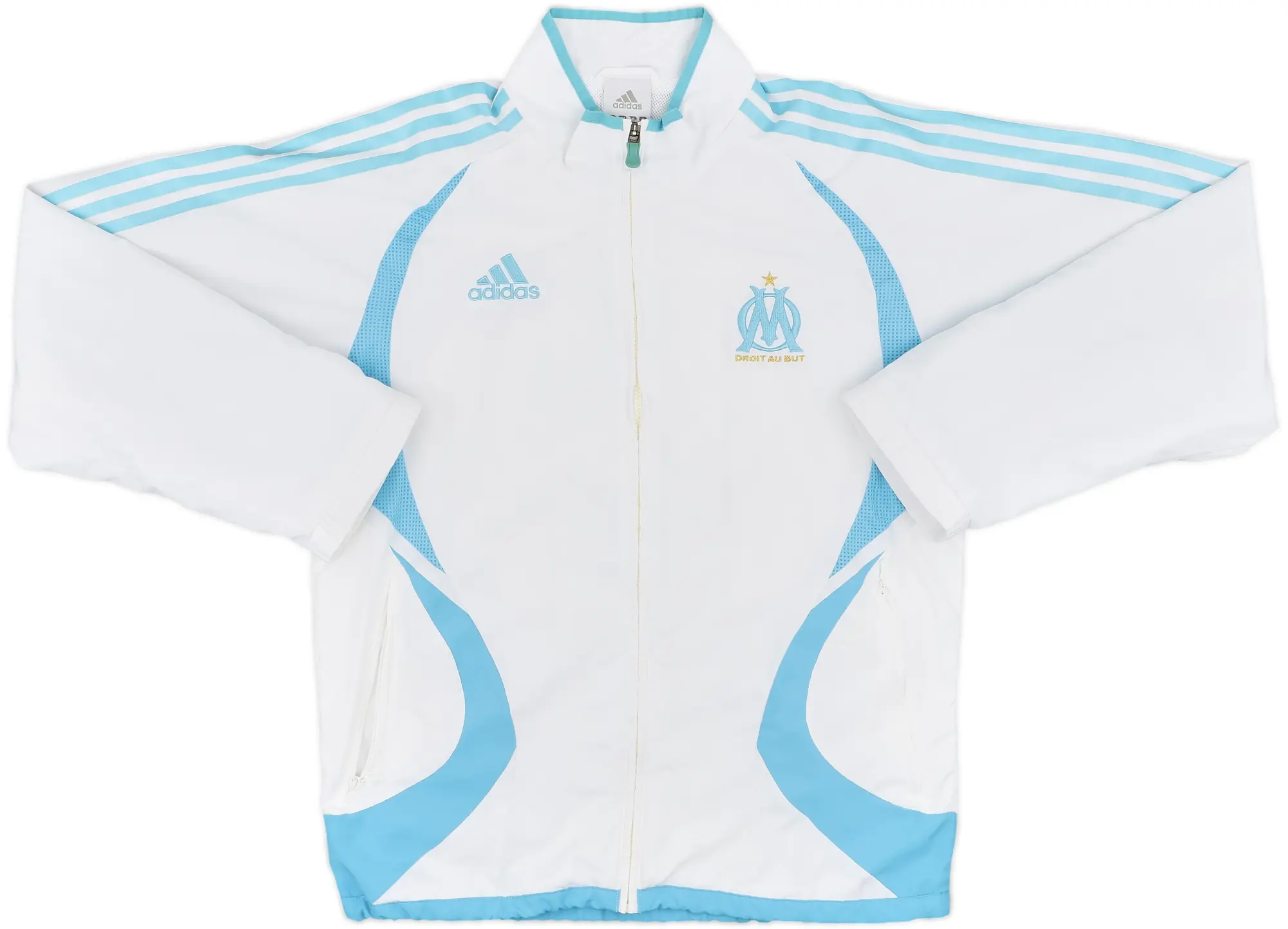 2006-07 Marseille adidas Track Jacket - 9/10 - (S)