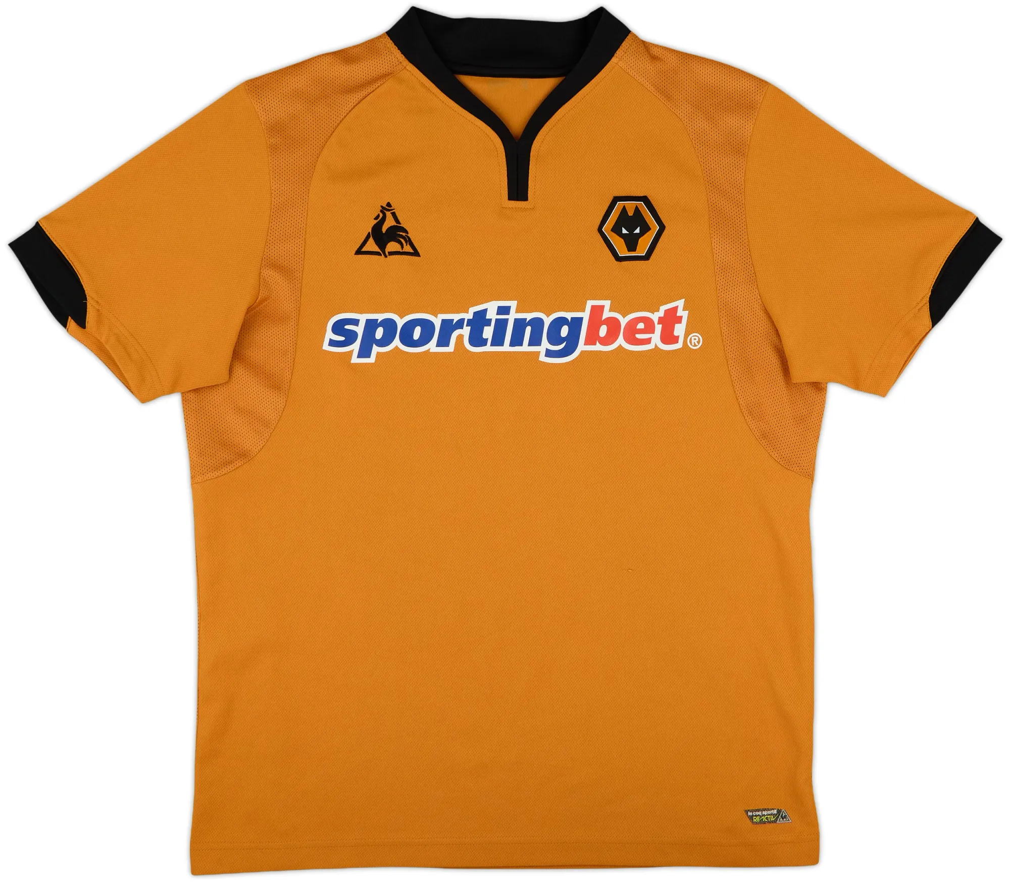 LeCoqSportif Wolverhampton Wanderers Mens SS Home Shirt 2009/10