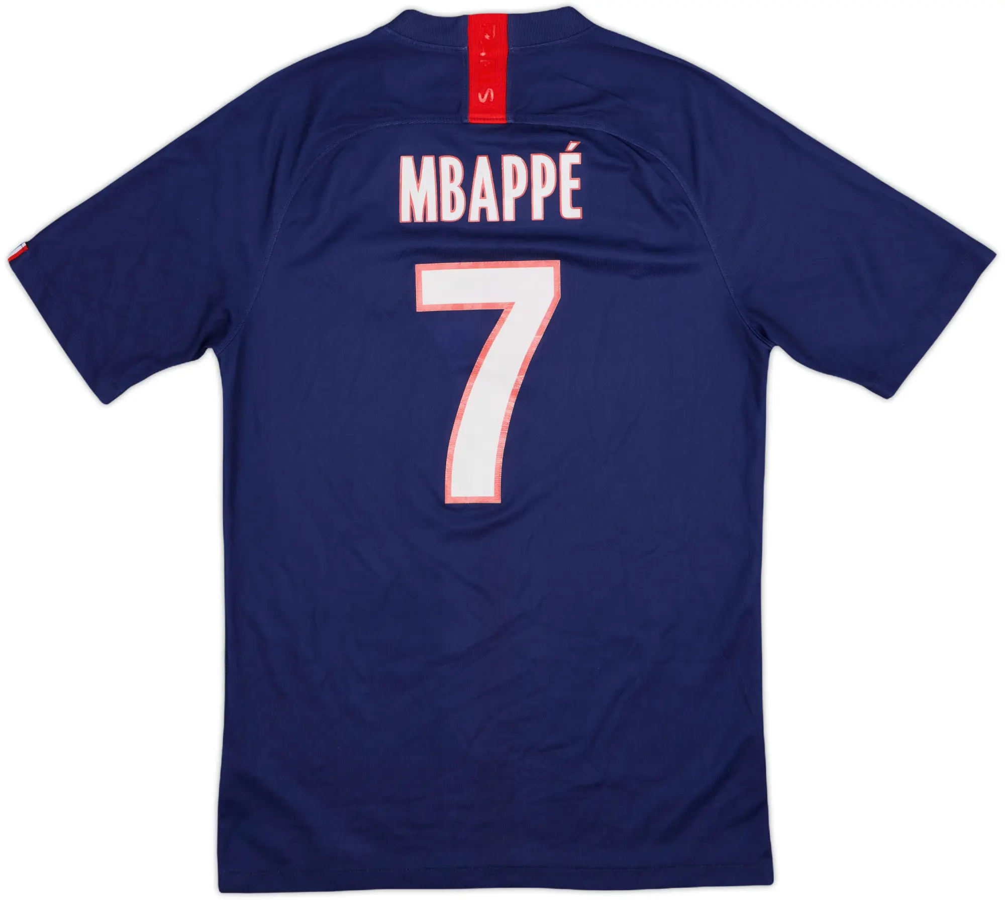 2019-20 Paris Saint-Germain Home Shirt Mbappe #7 - 5/10 - (S)