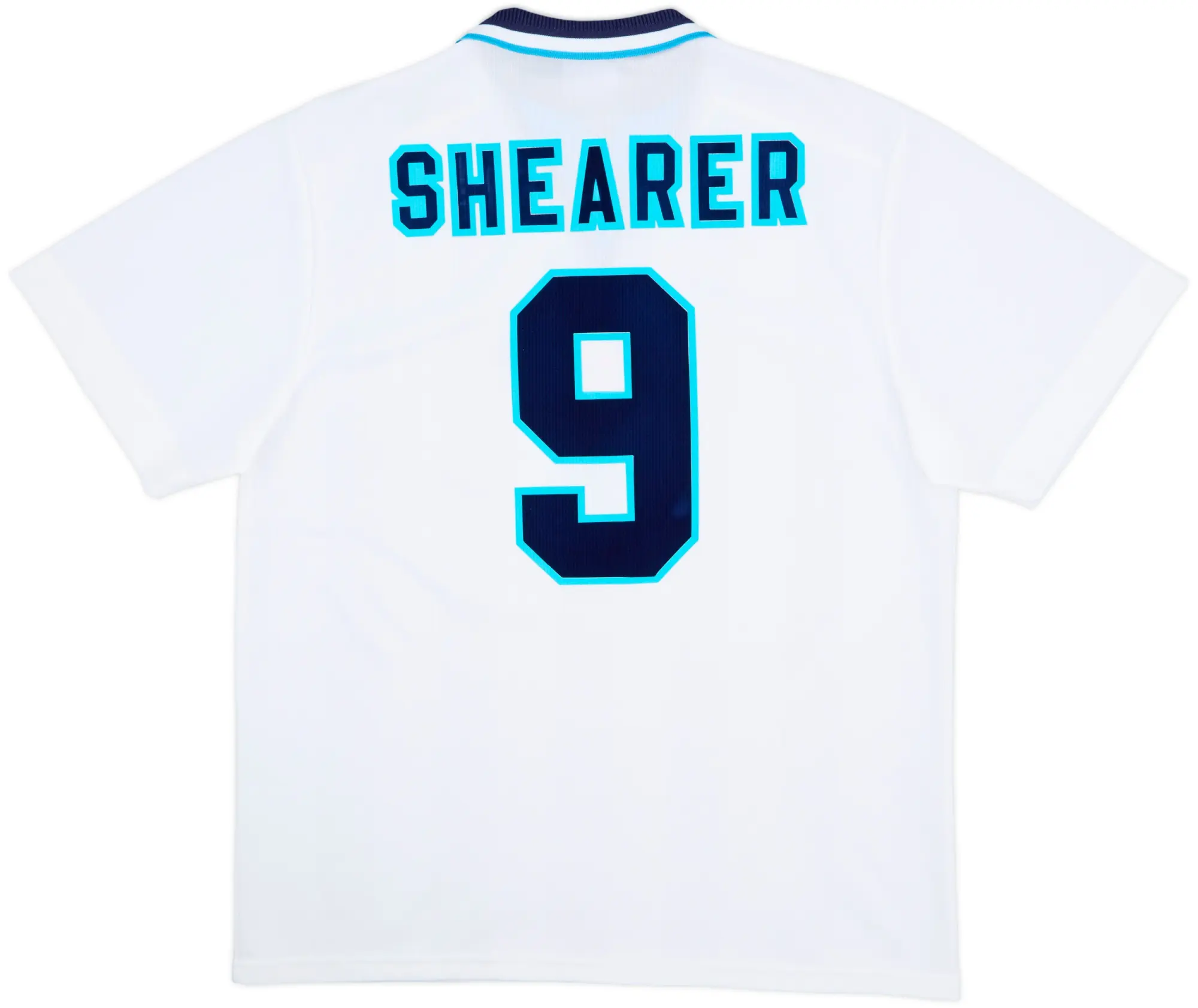 1995-97 England Home Shirt Shearer #9 - 10/10 - (XL)