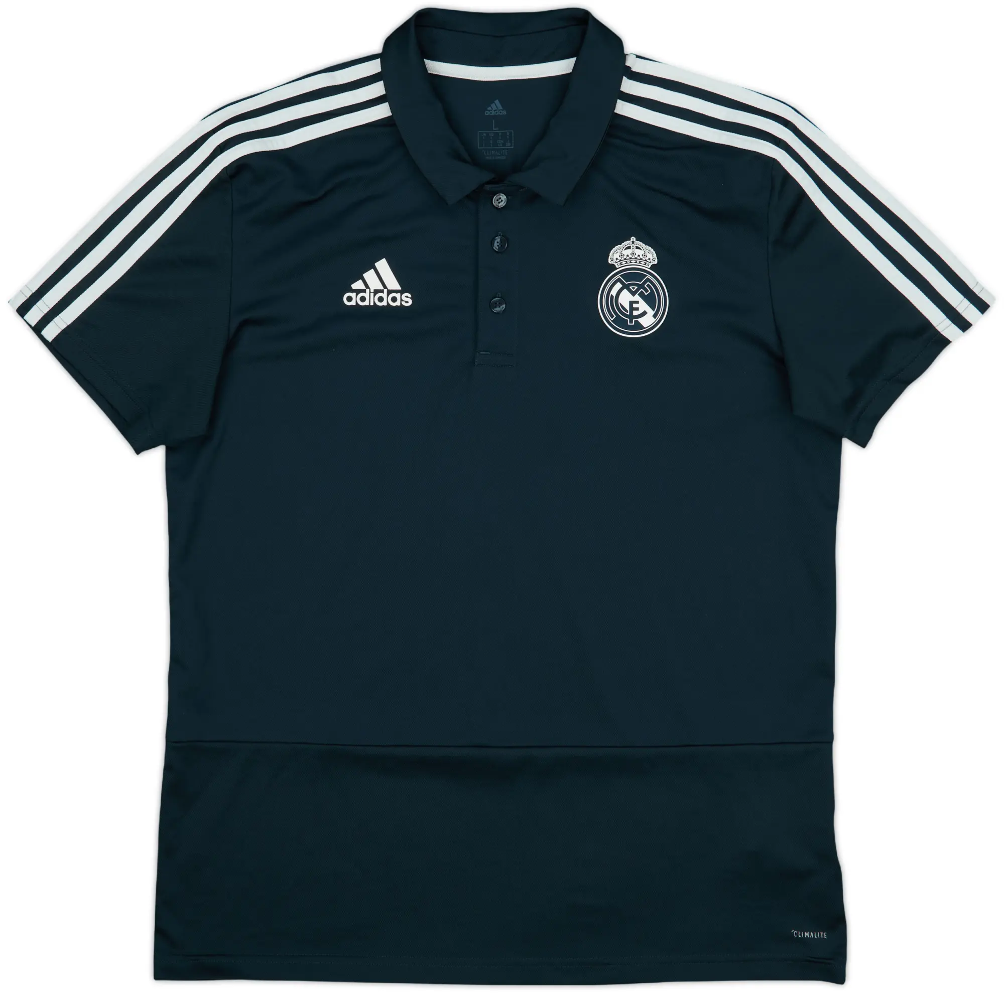 2018-19 Real Madrid adidas Polo Shirt - 8/10 - (L)