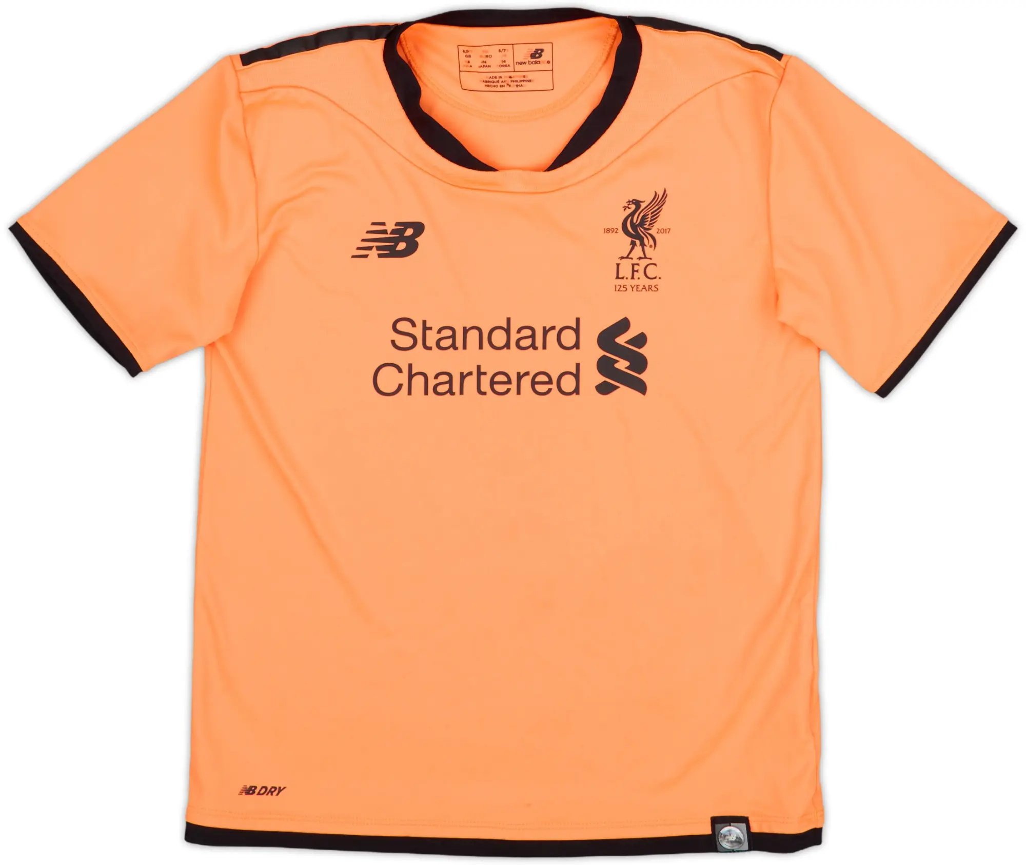 2017-18 Liverpool 125 Years Third Shirt - 8/10 - (6-7 Years)