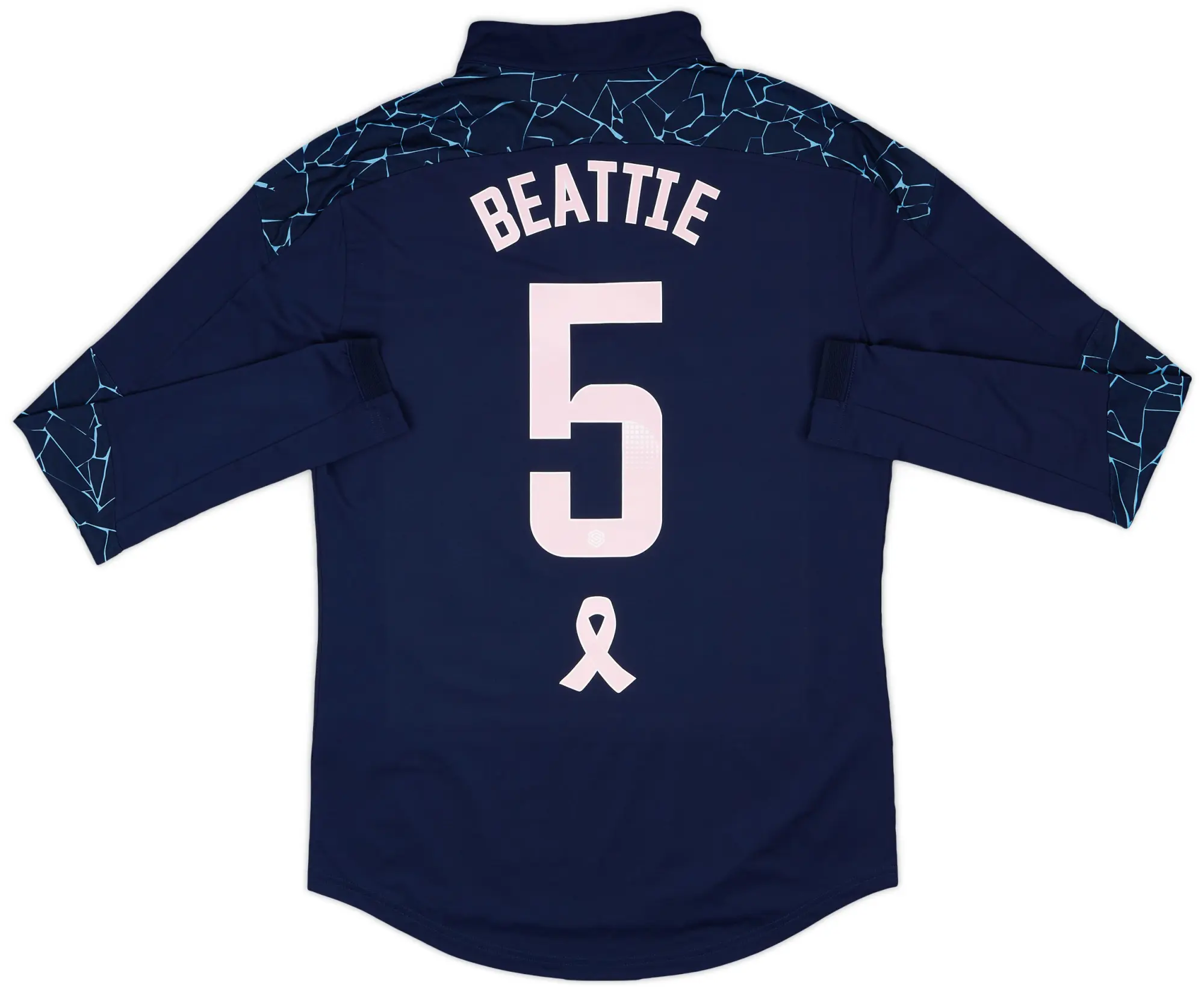 2020-21 Manchester City Player Issue Training Top Beattie #5 - 9/10 - (M)