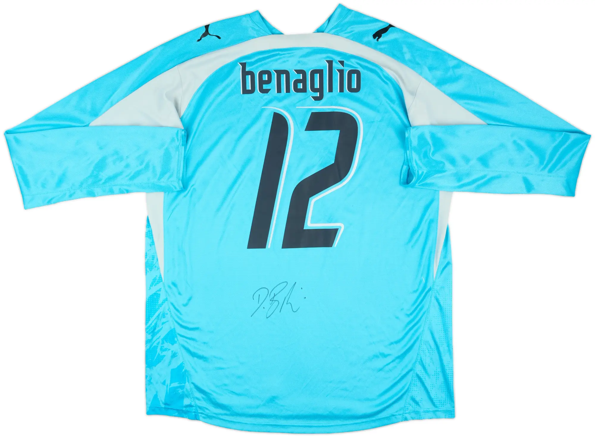 2006-08 Switzerland Match Issue Squad Signed GK Shirt Benaglio #12