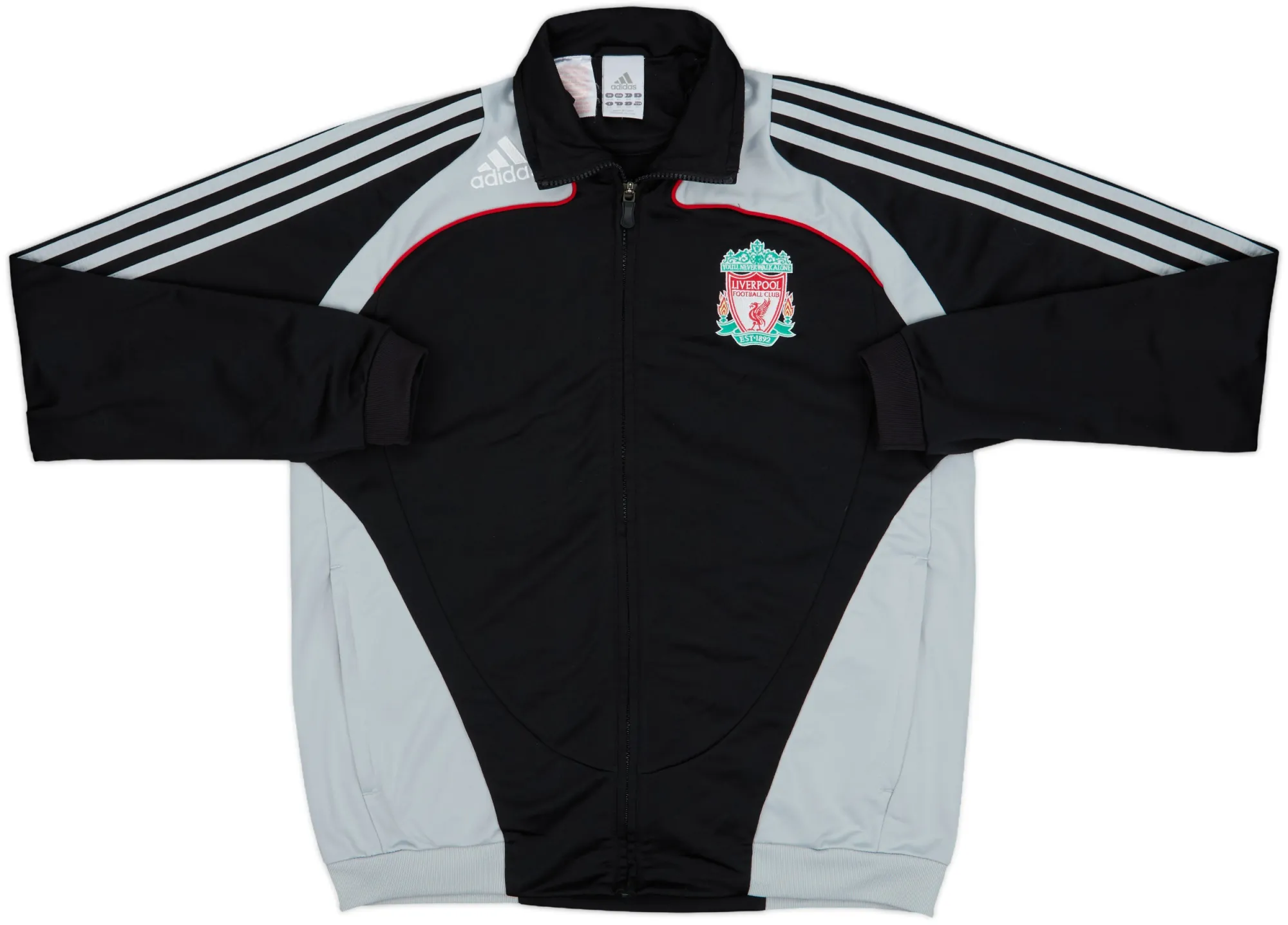 2008-09 Liverpool adidas Track Jacket - 8/10 - (XL.Boys)