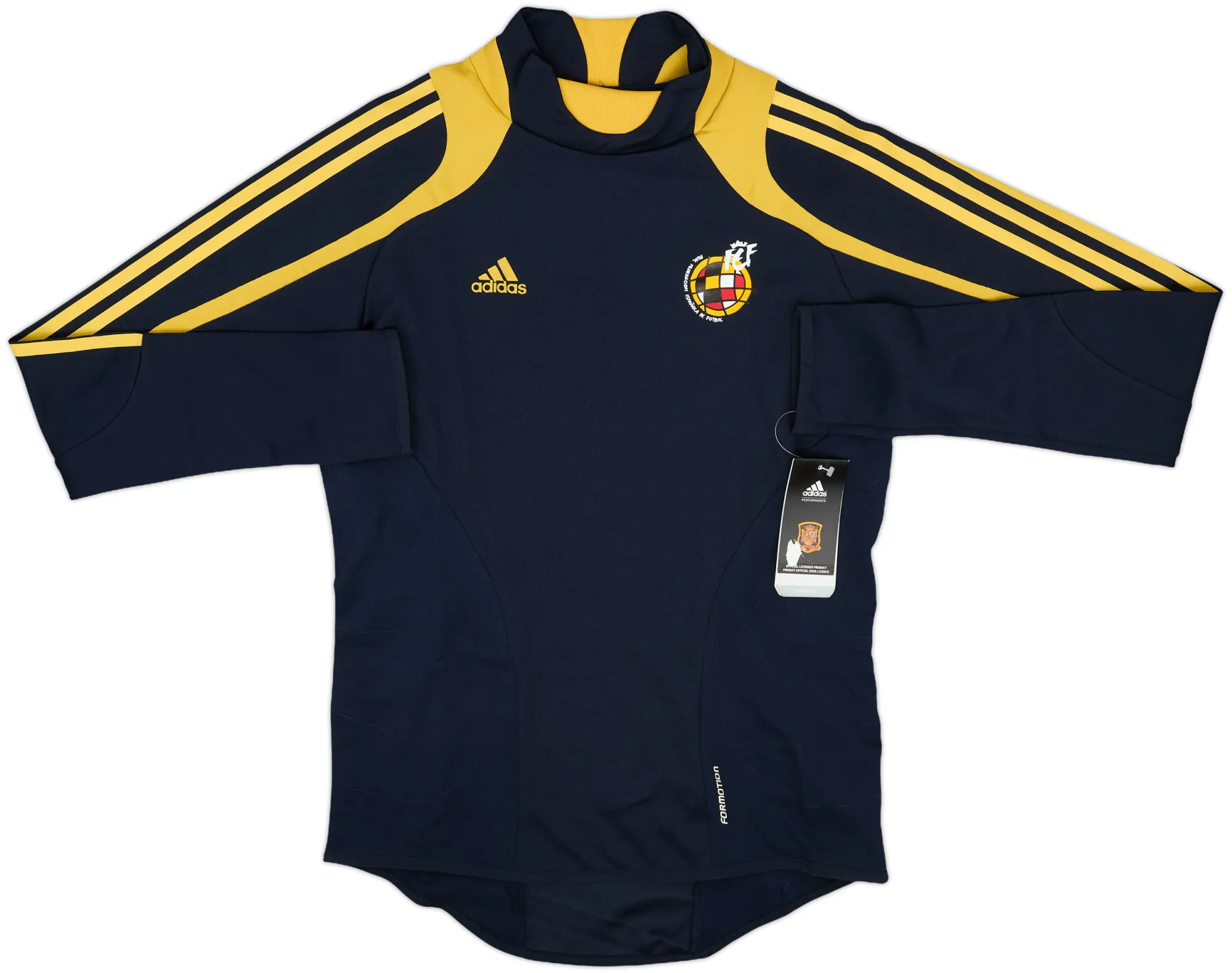 adidas Spain Mens SS Player Issue Home Shirt 2008