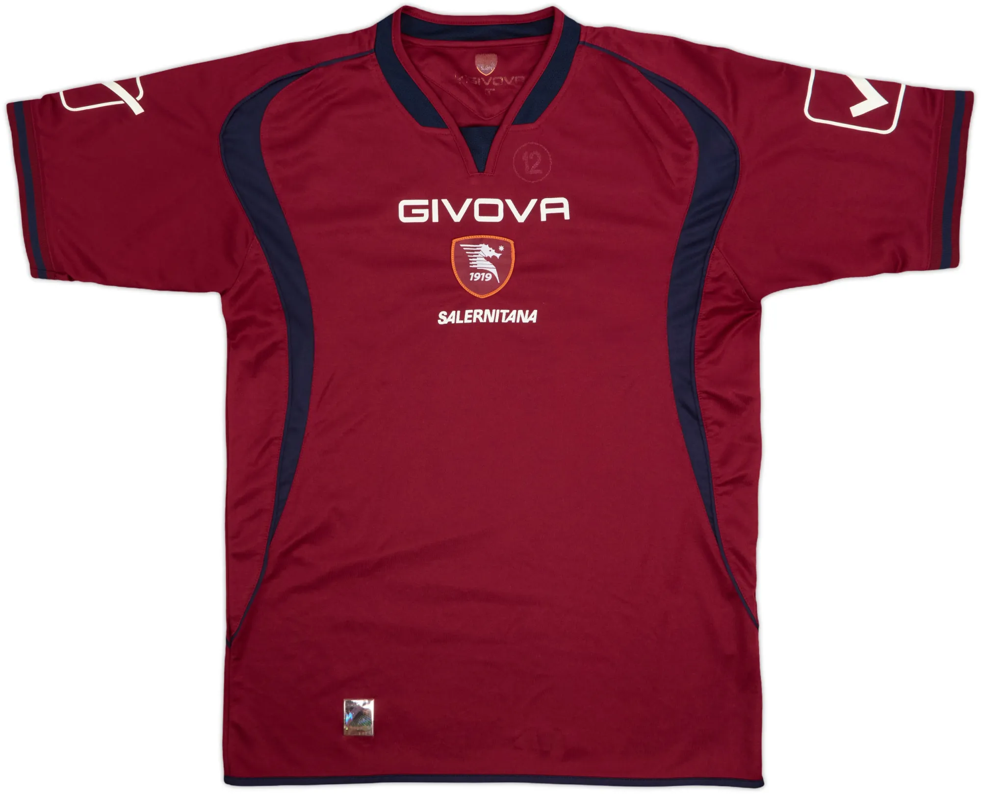 Legea Salernitana Mens SS Player Issue Home Shirt 2010/11
