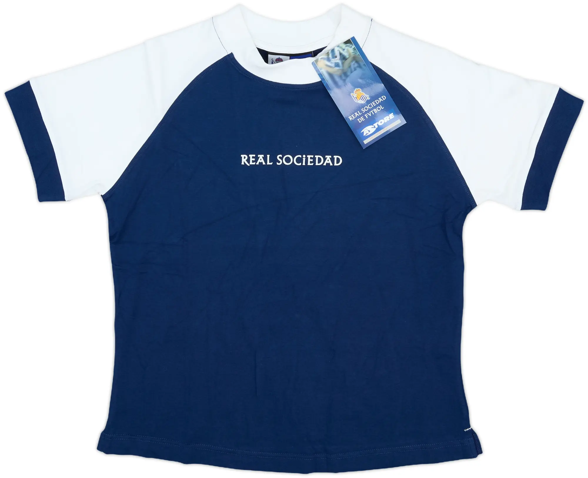 2003-04 Real Sociedad Astore Training/Leisure Tee (XL.Boys)