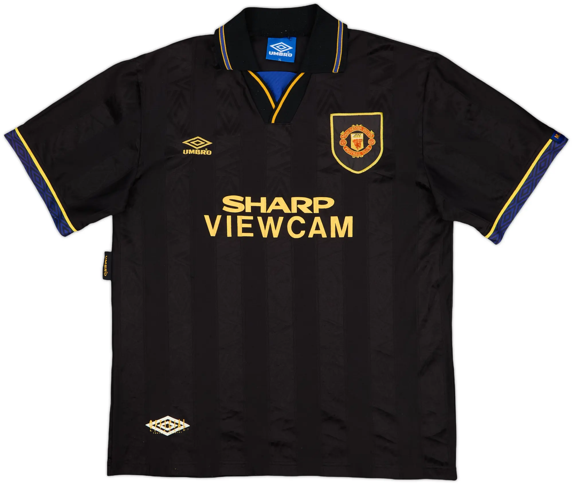 1993-95 Manchester United Away Shirt - 8/10 - (XL)