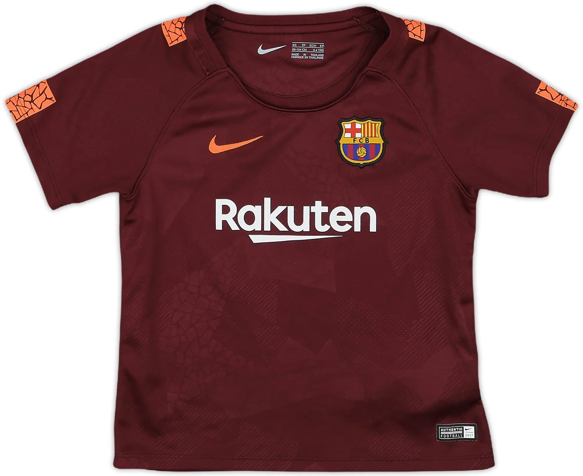2017-18 Barcelona Third Shirt - 8/10 - (3-4 Years)