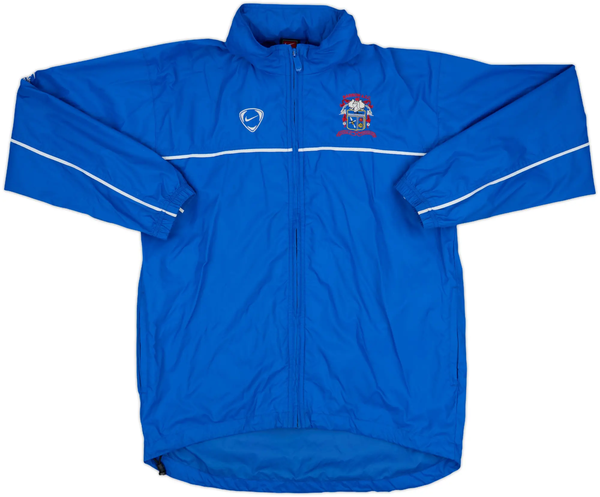 2004-05 Aston Villa Hummel 1/4 Zip Track Jacket - 8/10 - (L)