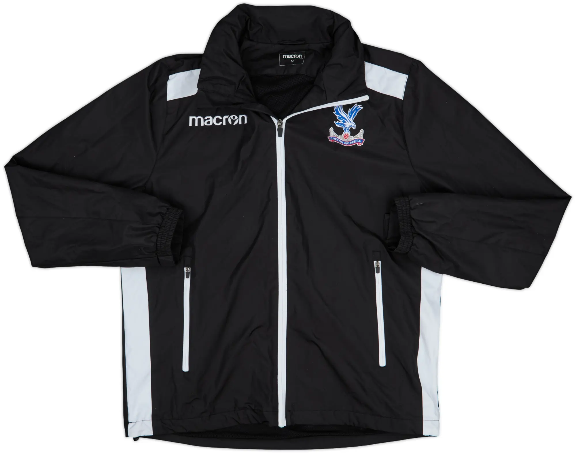 2015-16 Crystal Palace Macron Hooded Rain Jacket - 8/10 - (M)