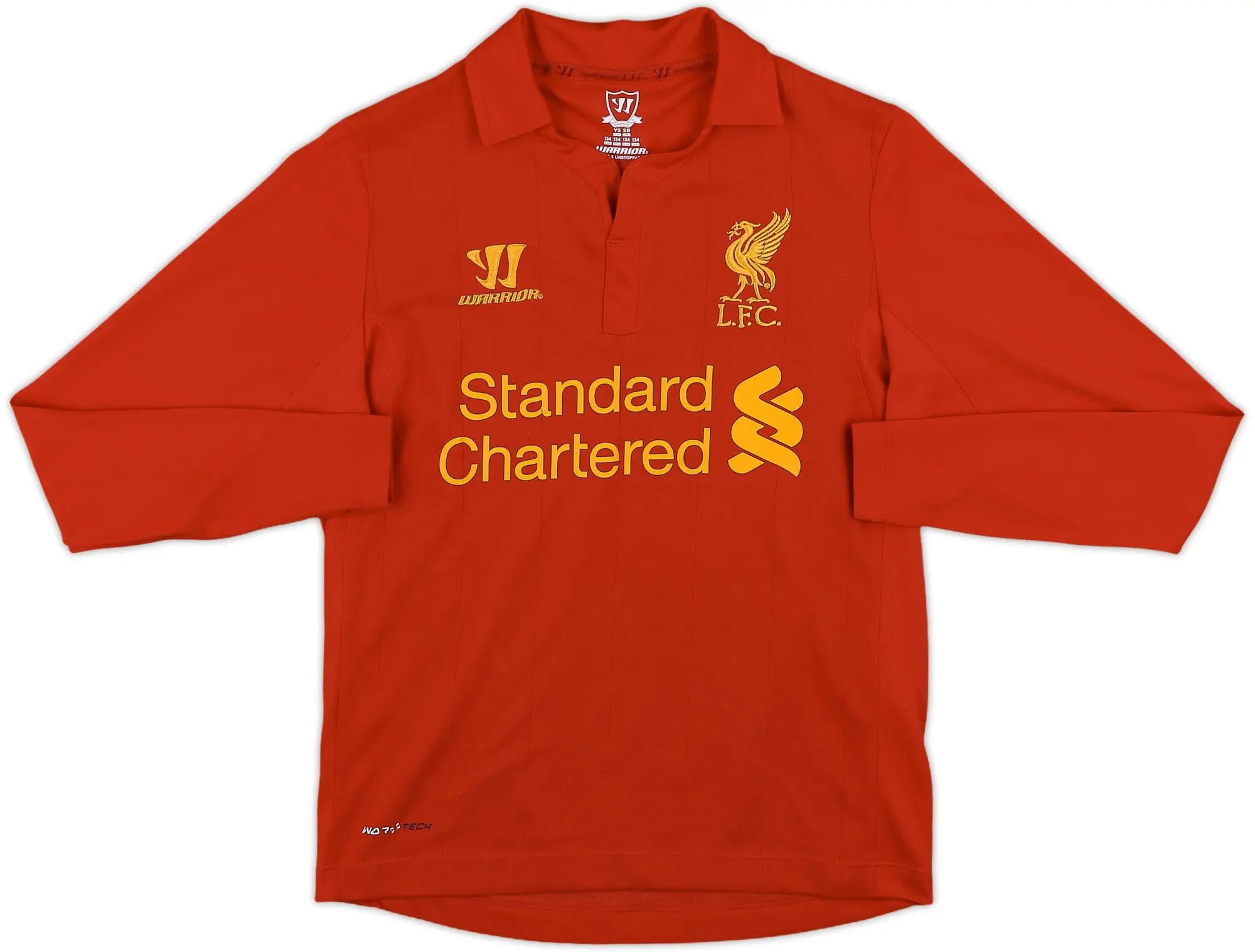 2012-13 Liverpool Home L/S Shirt - 8/10 - (S.Boys)