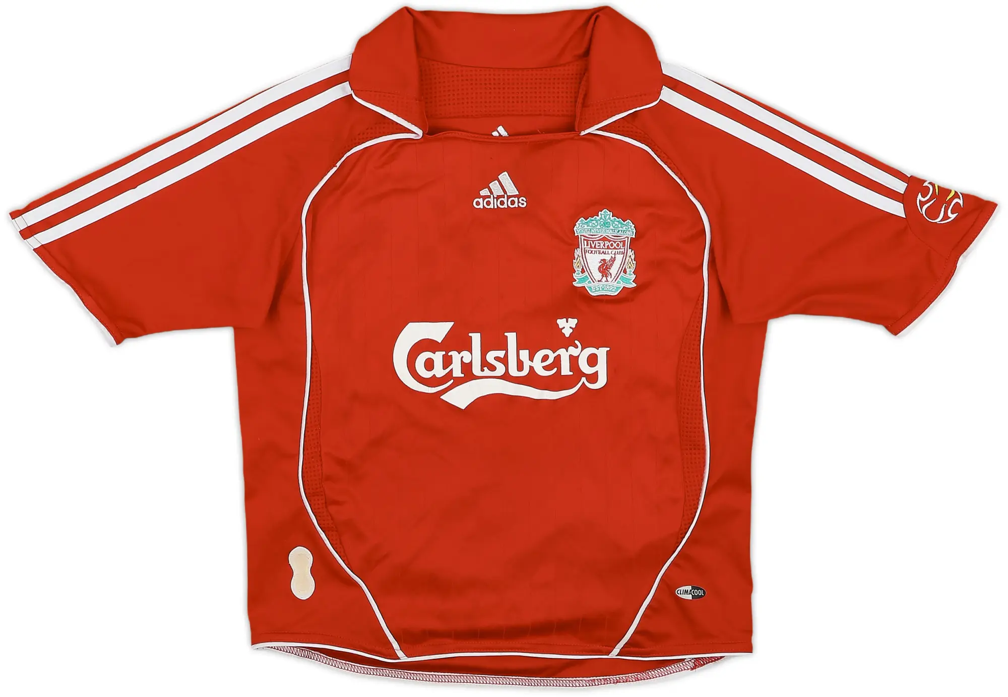 2006-08 Liverpool Home Shirt - 6/10 - (6-7 Years)