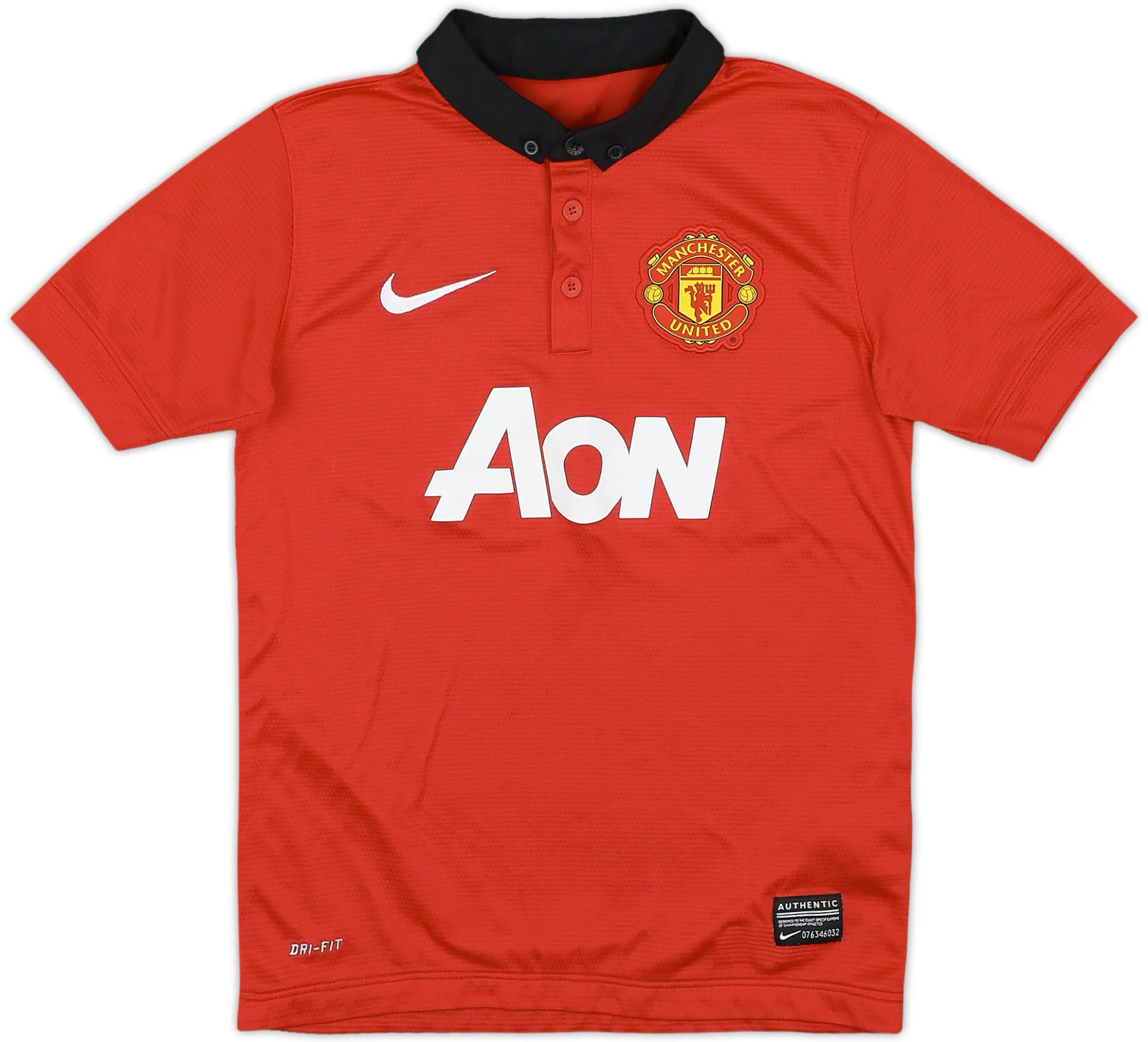 2013-14 Manchester United Home Shirt - 9/10 - (7-8 Years)