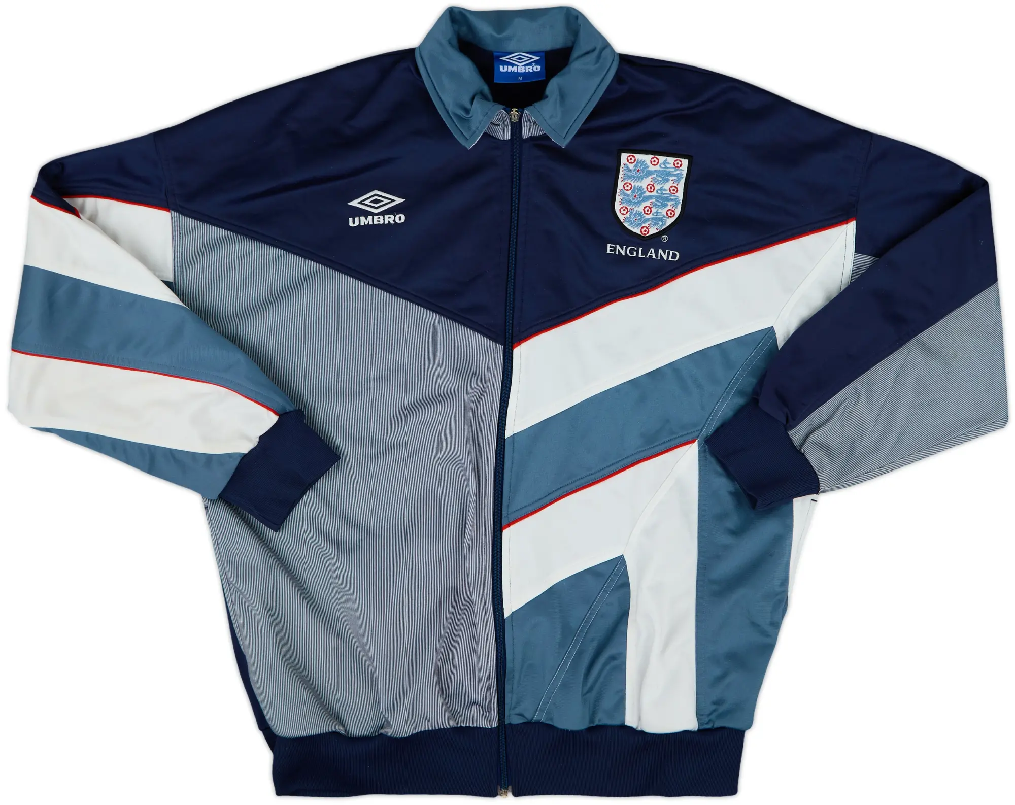1995-97 England Umbro Track Jacket - 6/10 - (M)