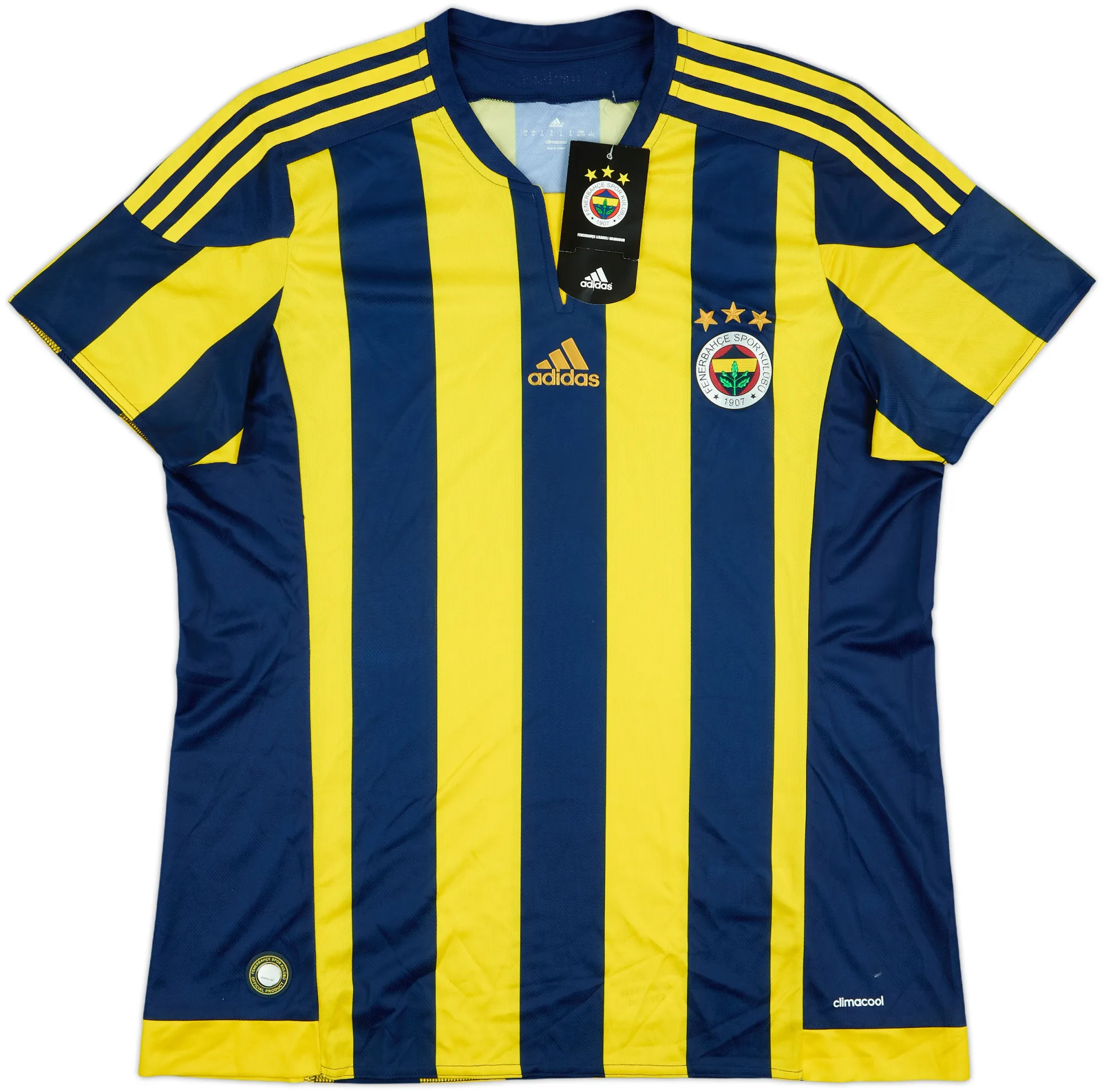 adidas Fenerbahce Womens SS Home Shirt 2014/15