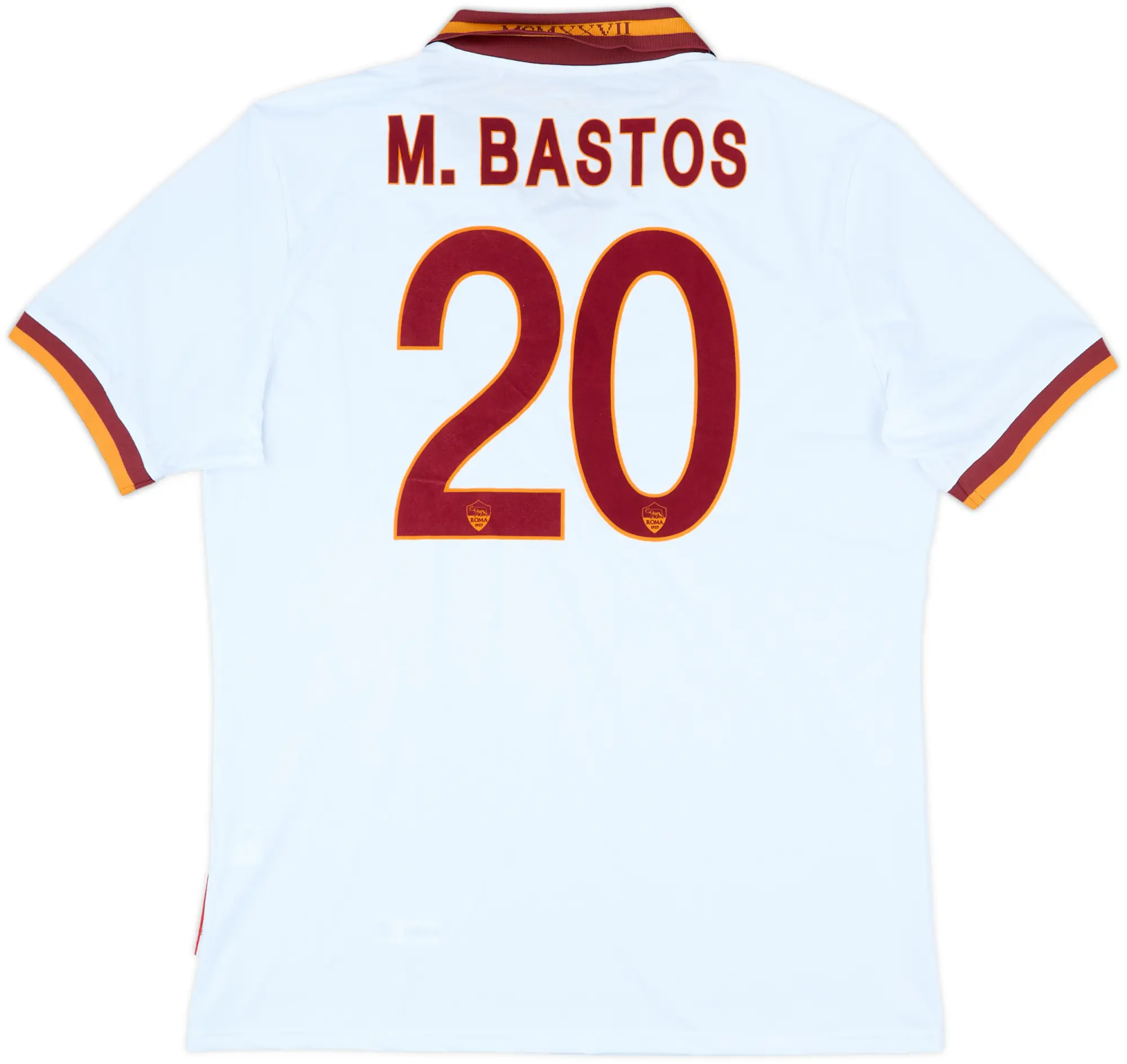 2013-14 Roma Player Issue Away Shirt M.Bastos #20 (3XL)