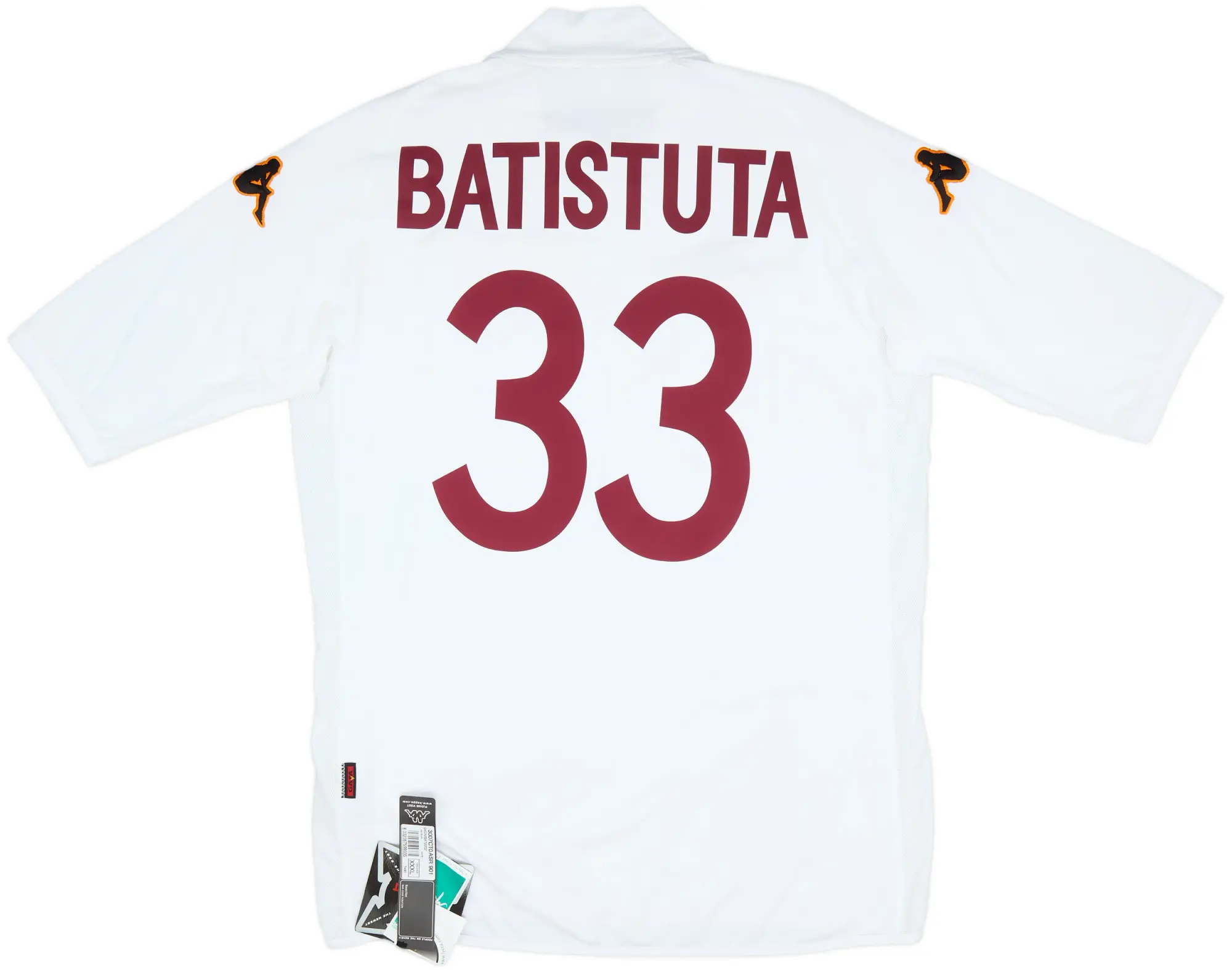 2002-03 Roma Away Shirt Batistuta #33 (3XL)