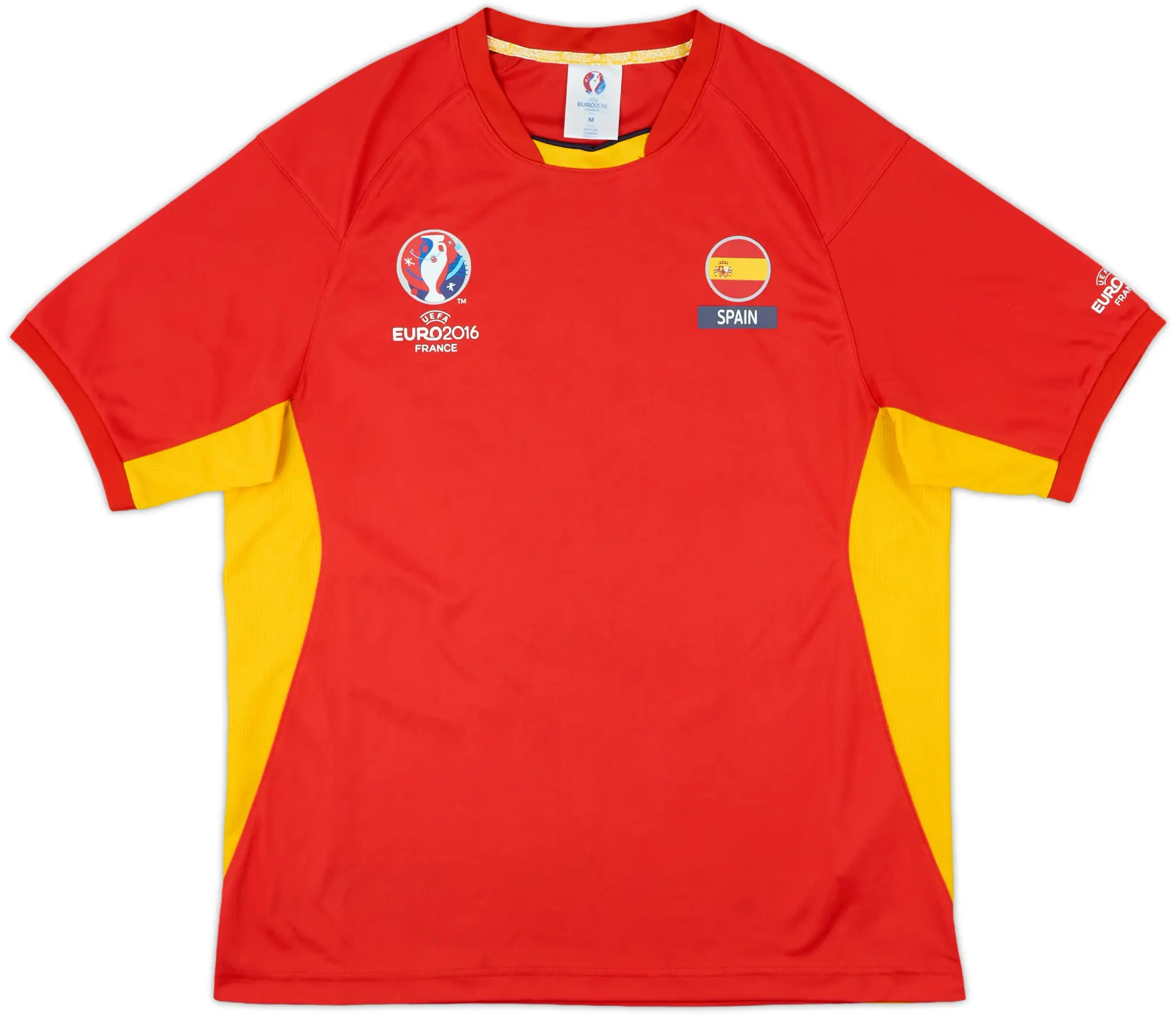 Spain Euro 2016 Fan Leisure Shirt - 8/10 - (M)