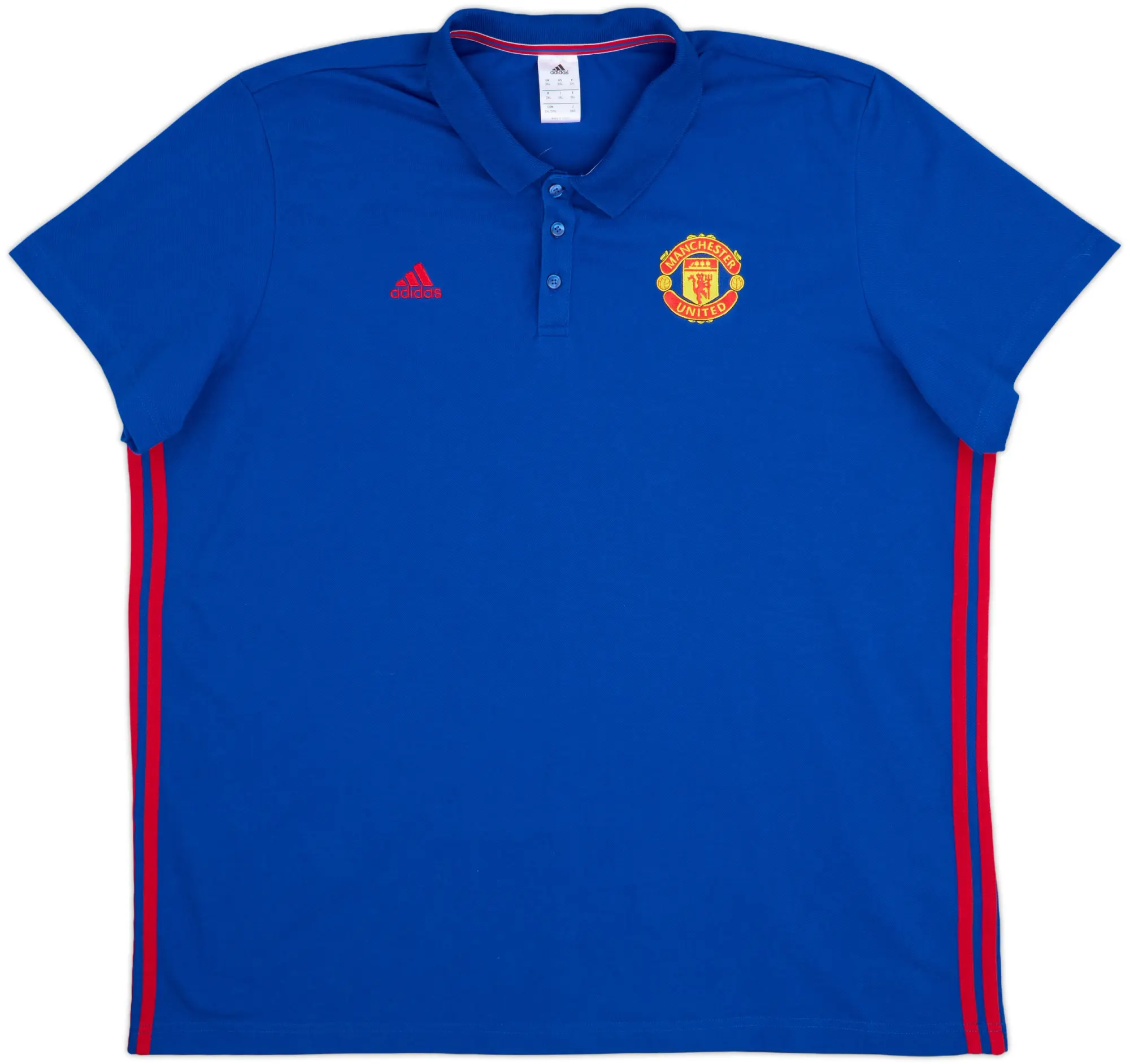 2016-17 Manchester United adidas Polo Shirt - 8/10 - (3XL)