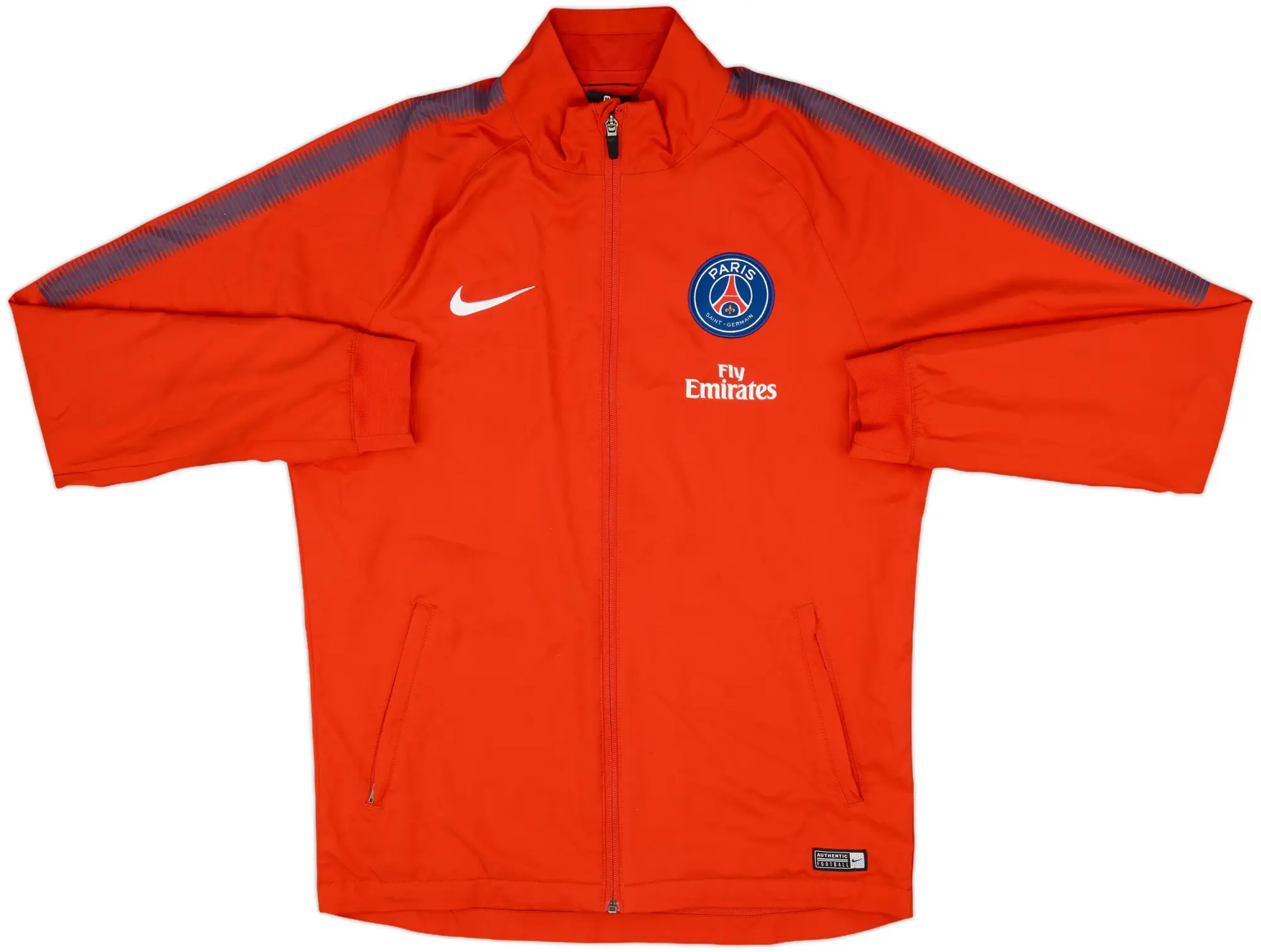 2017-18 Paris Saint-Germain Nike 1/4 Zip Training Top - 8/10 - (M)