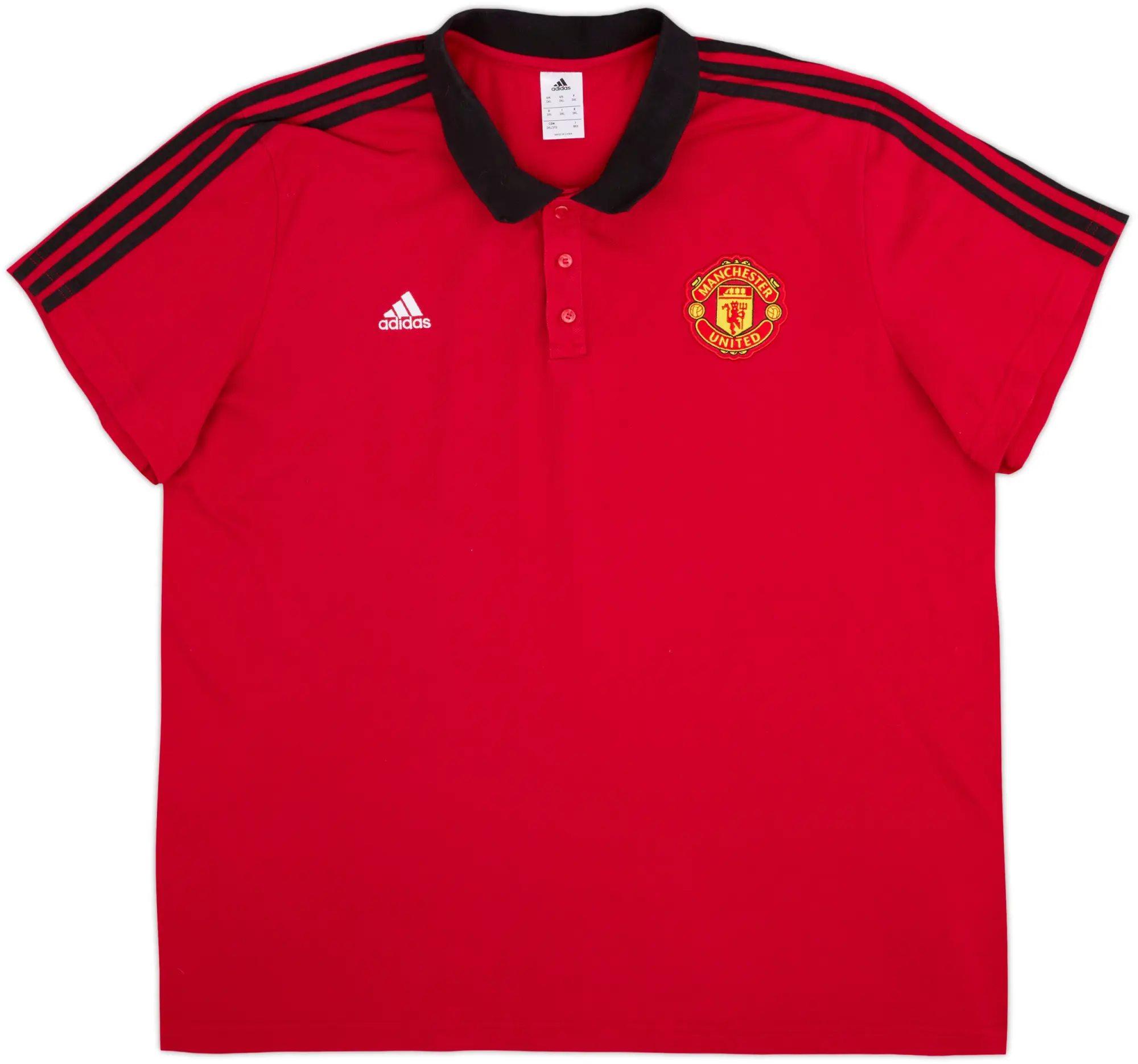 2017-18 Manchester United adidas Polo Shirt - 8/10 - (3XL)
