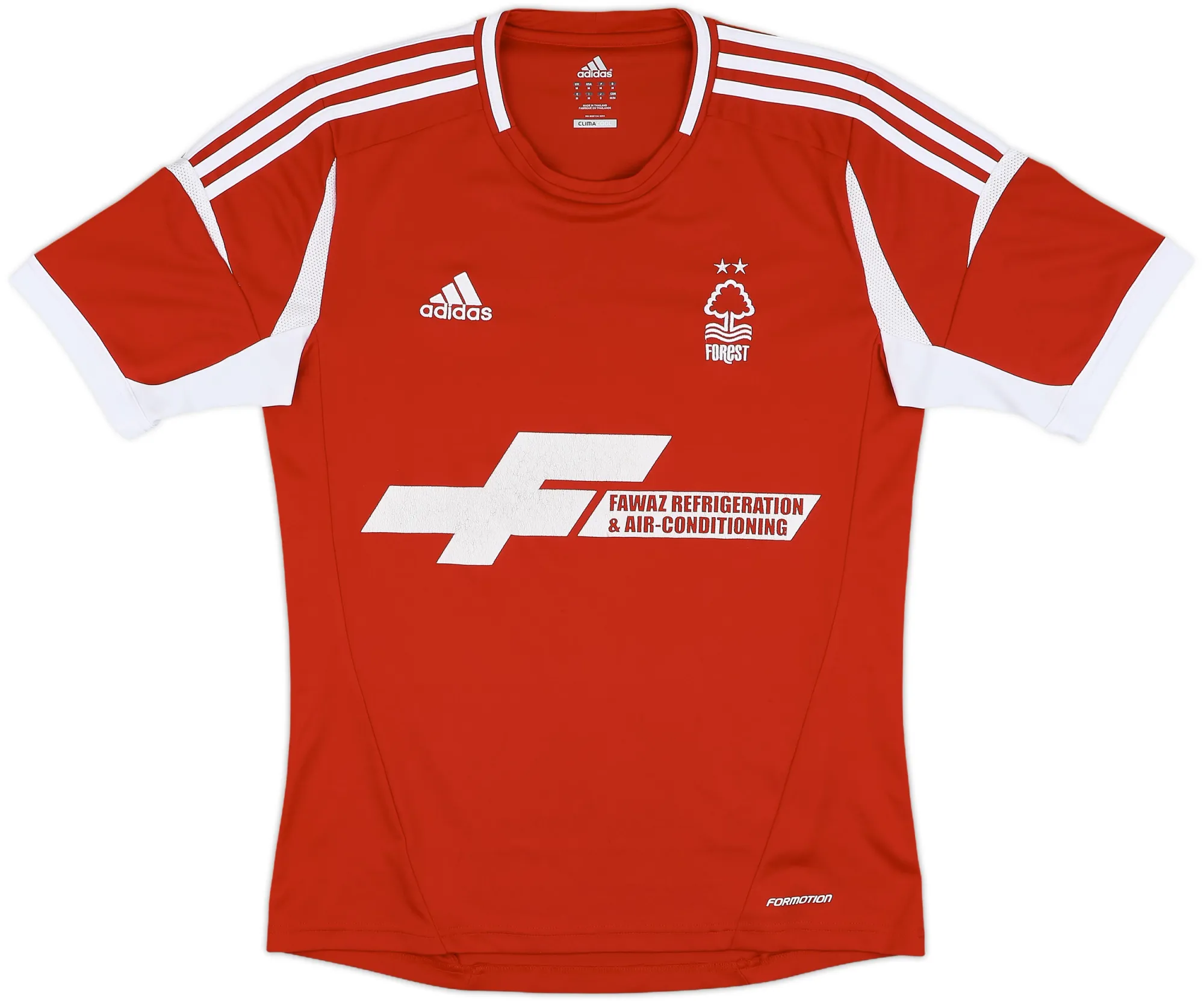 adidas Nottingham Forest Mens SS Home Shirt 2013/14