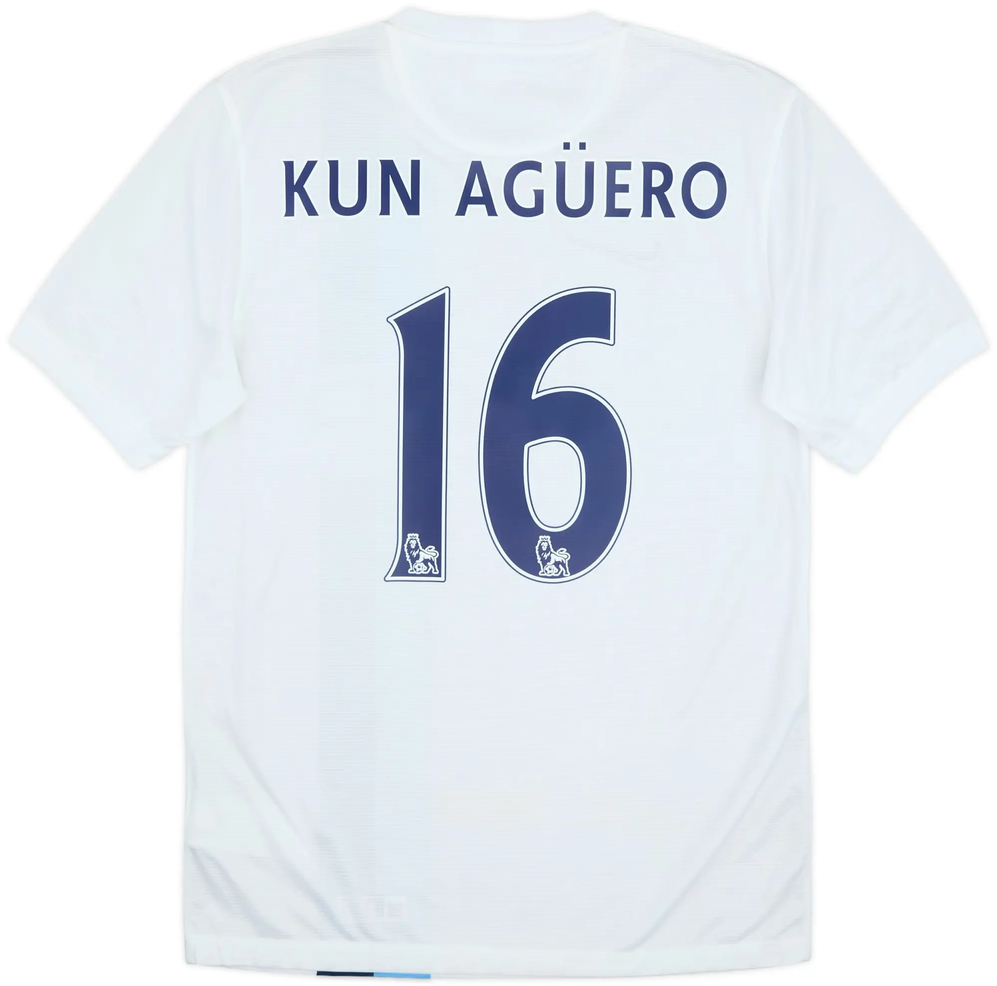 2013-14 Manchester City Third Shirt Kun Aguero #16 (S)
