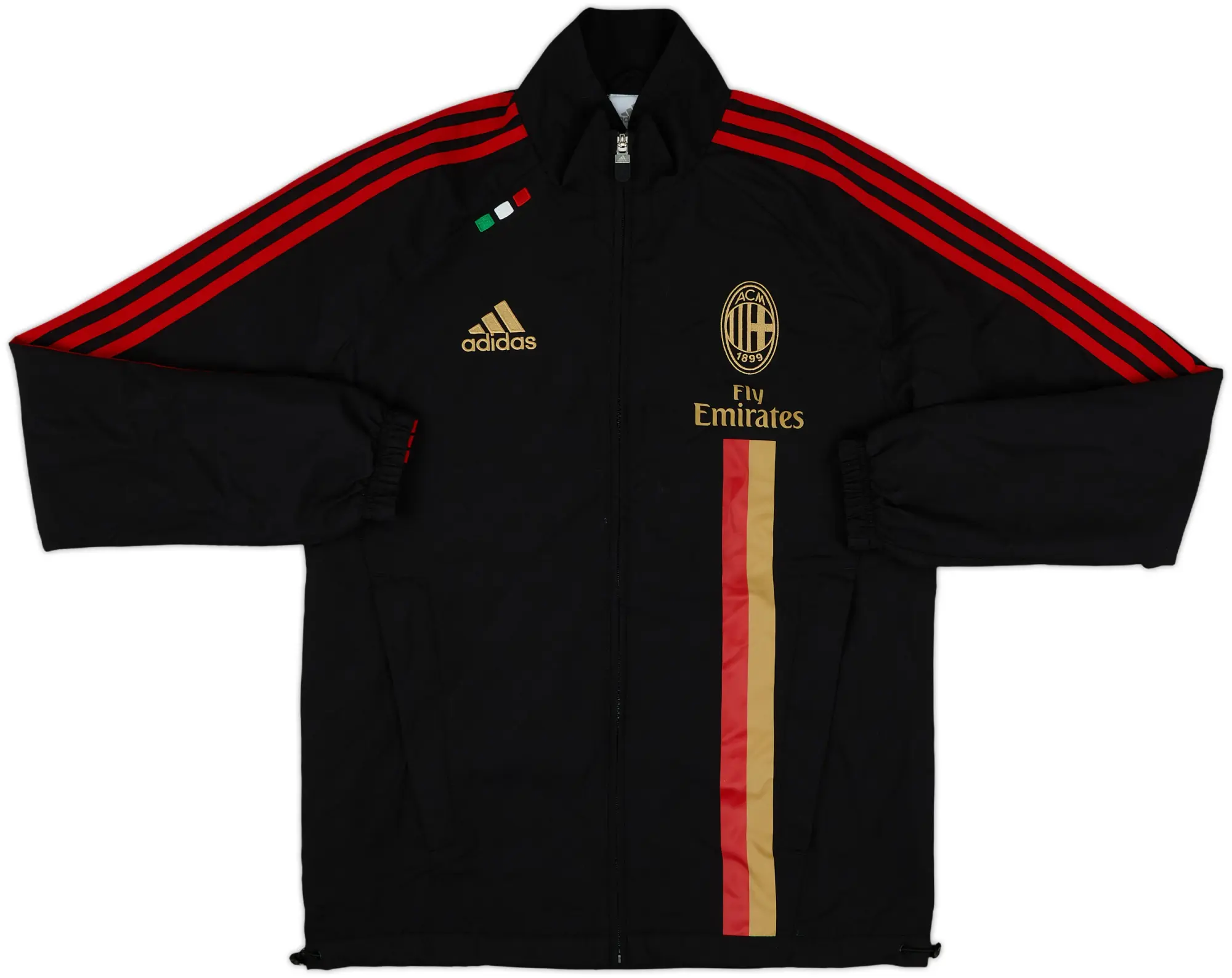 2011-12 AC Milan adidas Track Jacket - 8/10 - (XL)