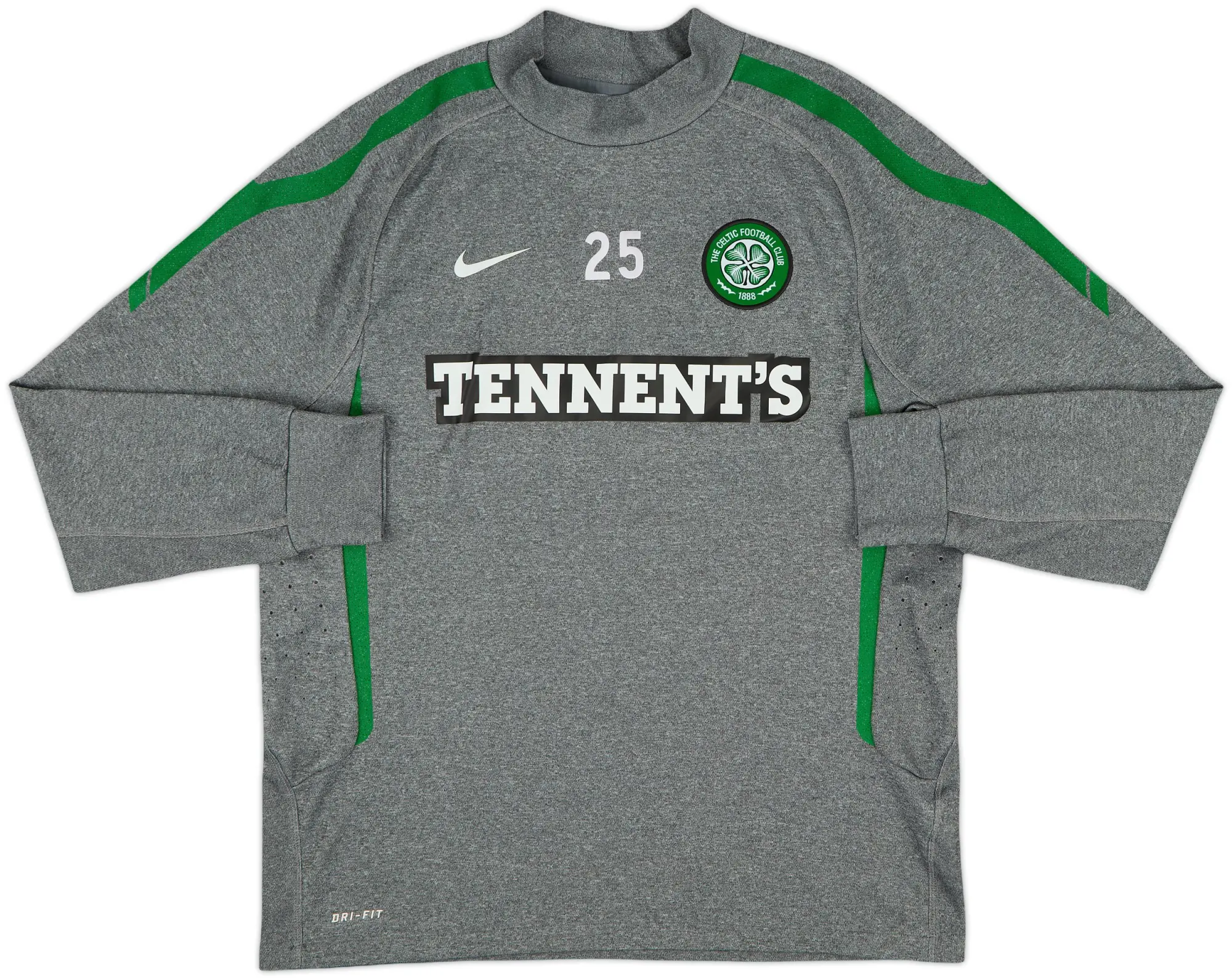 2011-12 Celtic Player Issue Nike Drill Top #25 - 8/10 - (L)