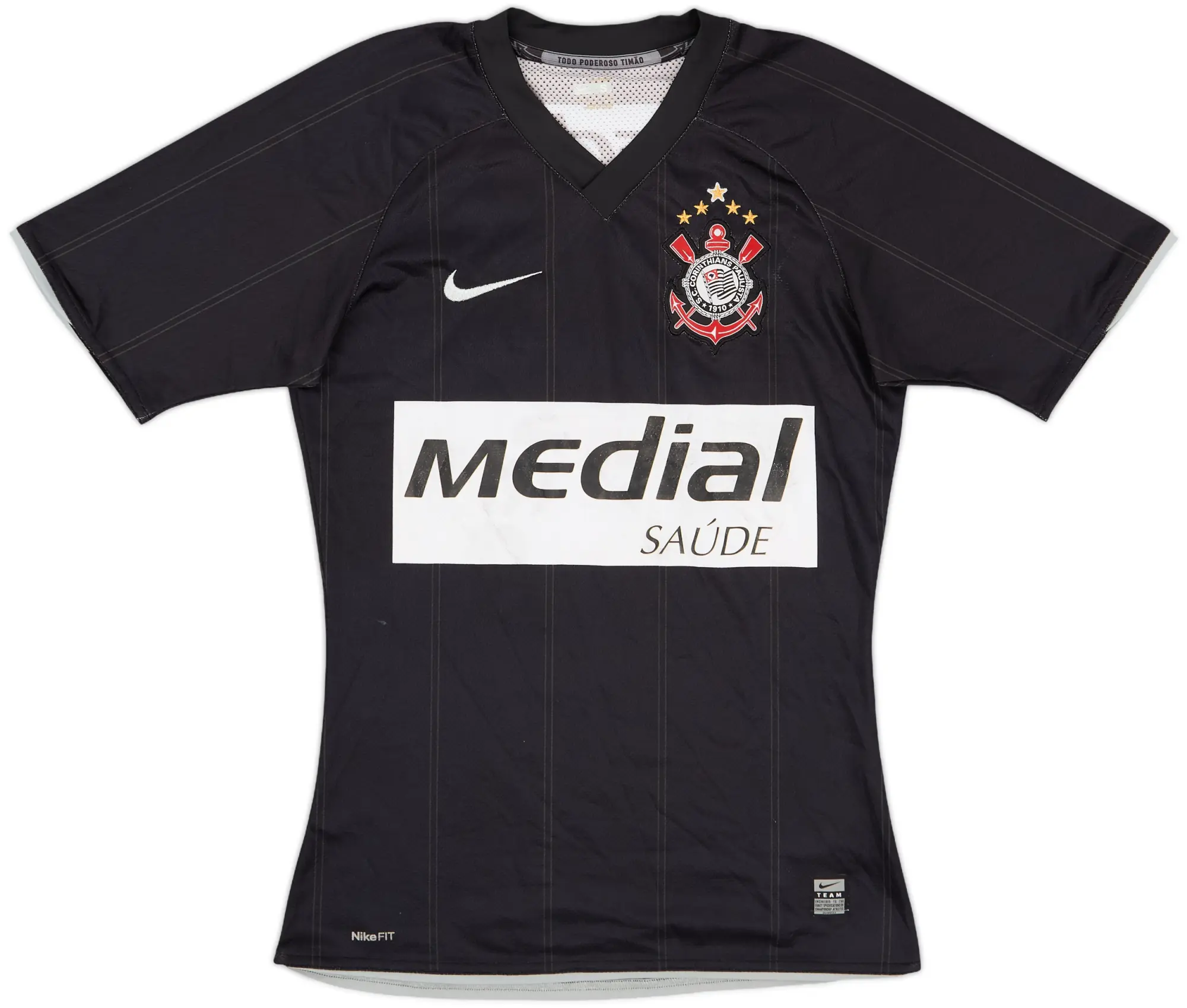 2008 Corinthians Away Shirt #10 - 5/10 - (S)